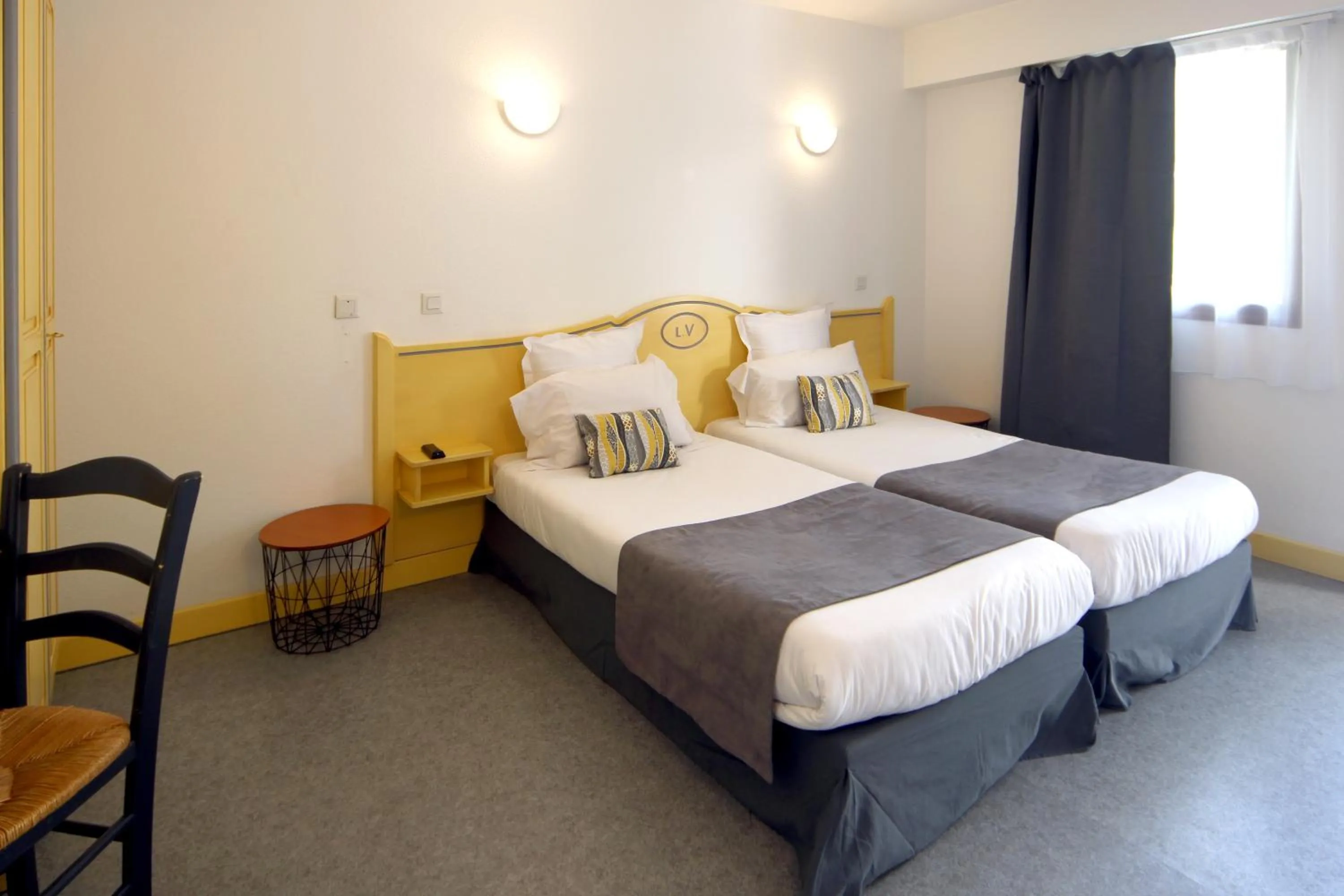 Bed in Hotel Le Vanséen