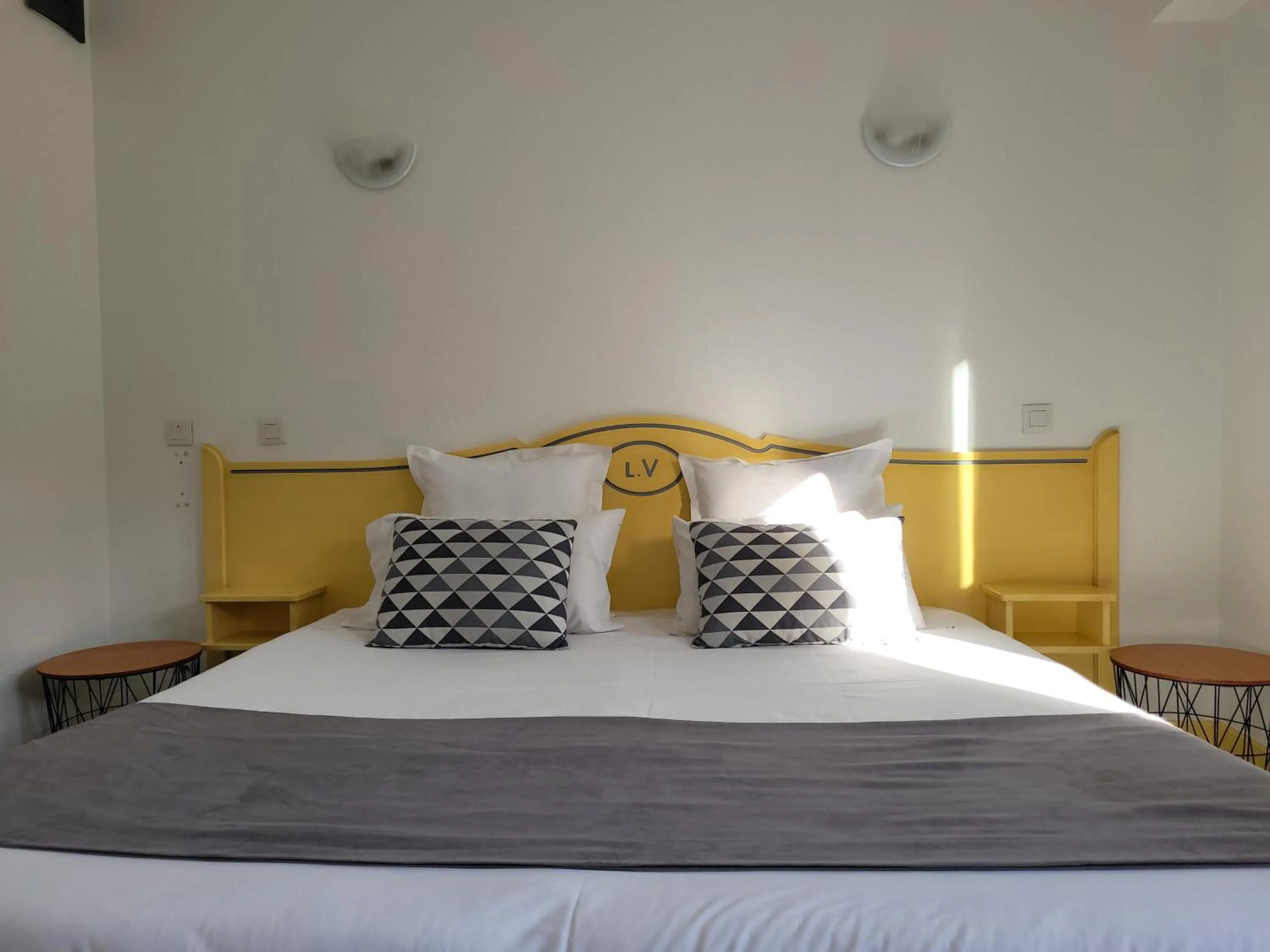 Bed in Hotel Le Vanséen