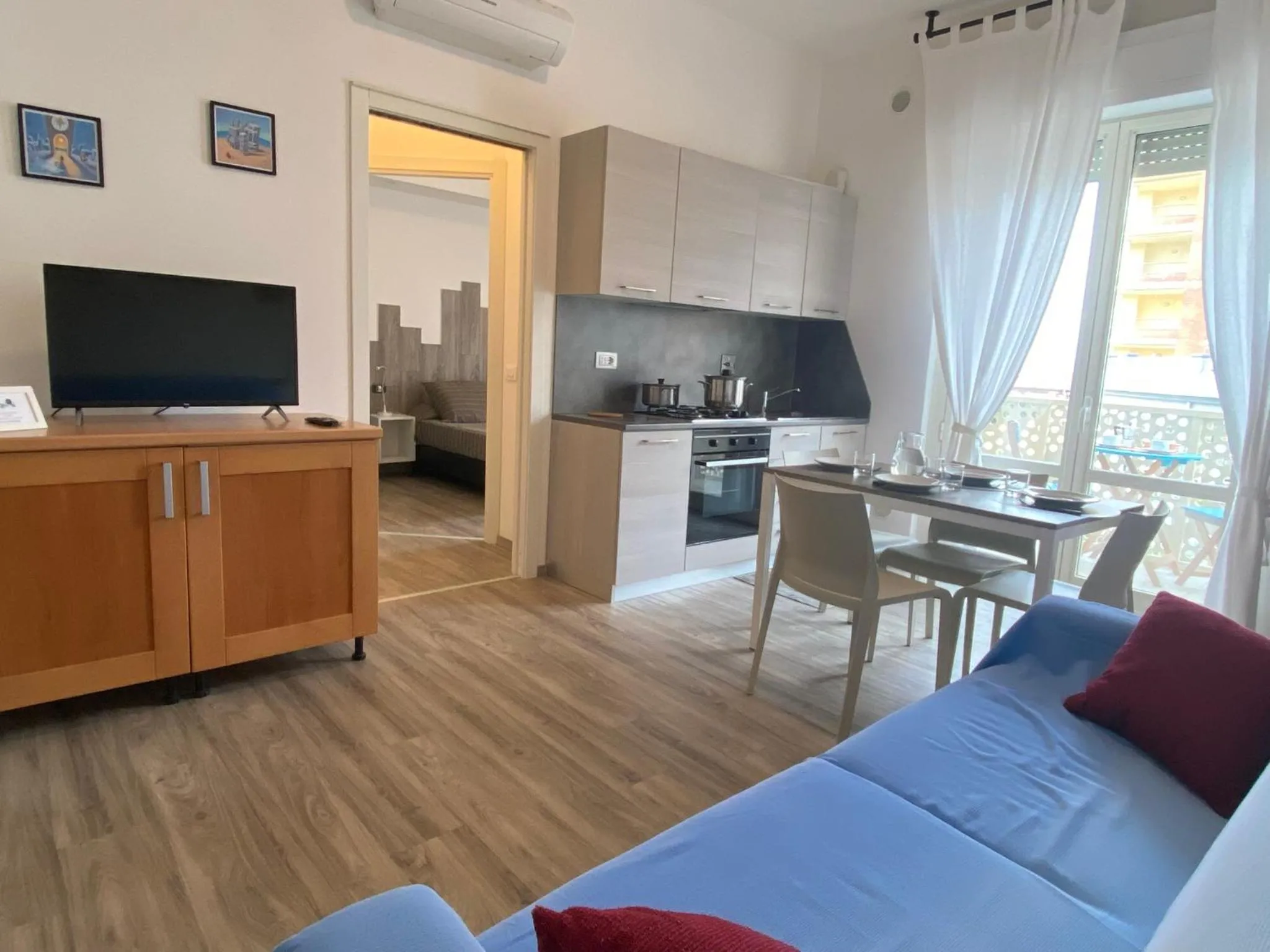 Kitchen or kitchenette in Appartamenti Le Perle di Venere