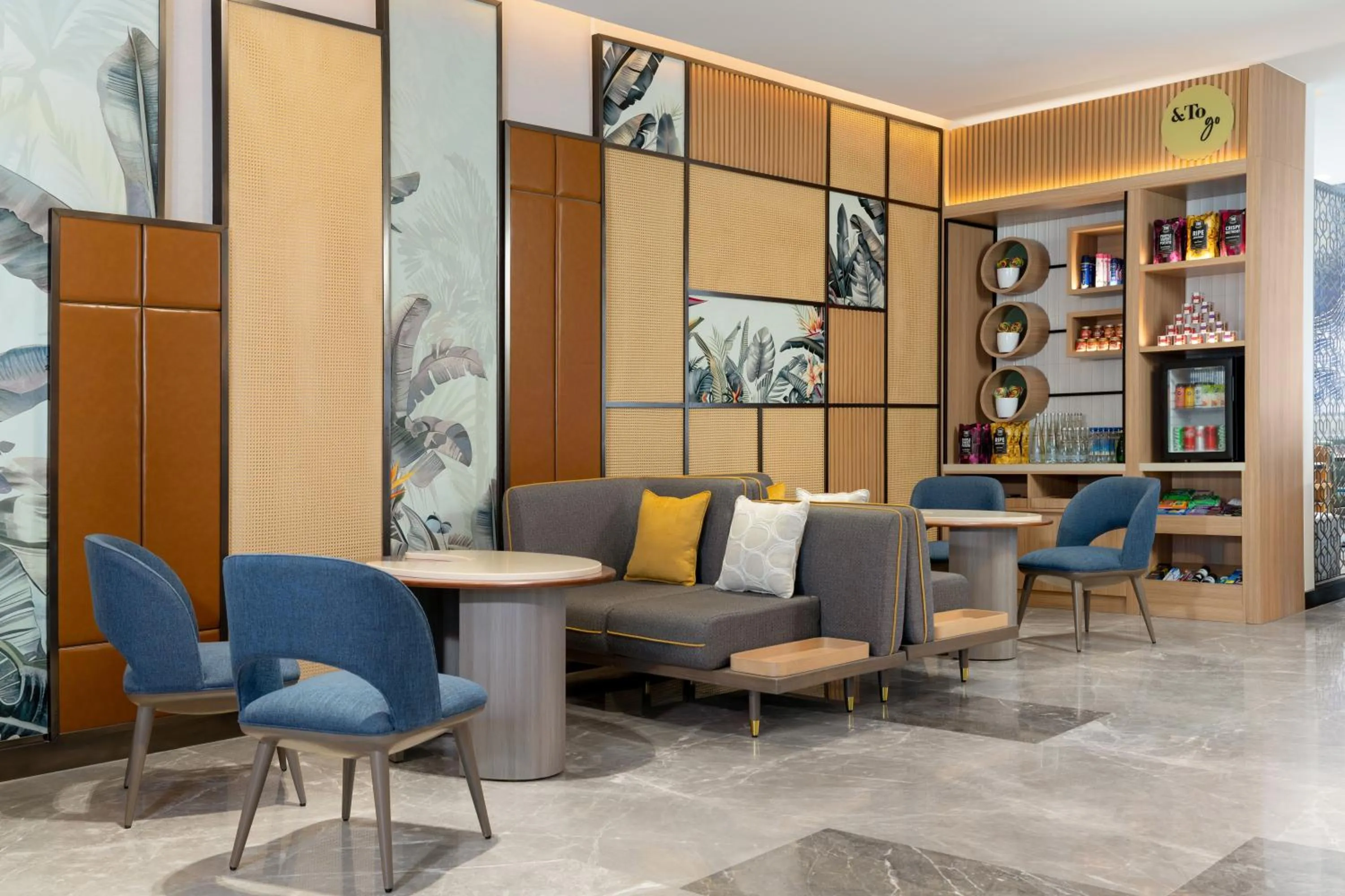 Seating area in Hilton Garden Inn Mumbai International Airport