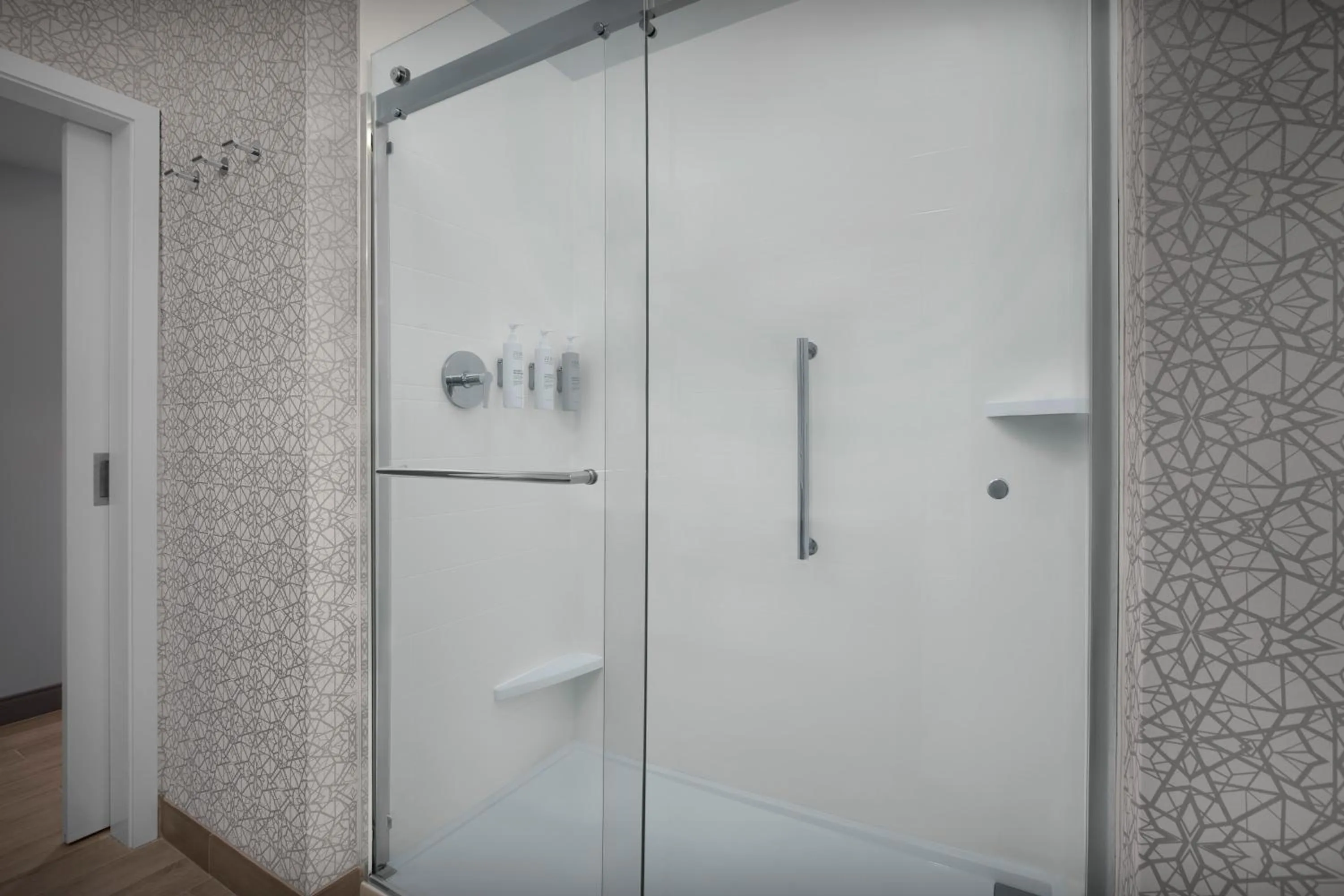 Shower in Hampton Inn & Suites By Hilton Wheat Ridge Denver West