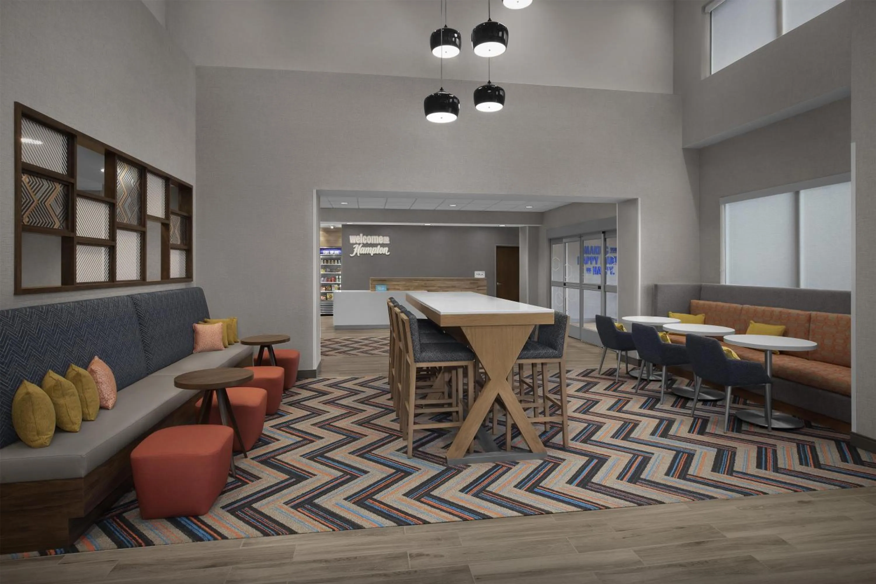 Lobby or reception in Hampton Inn & Suites By Hilton Wheat Ridge Denver West