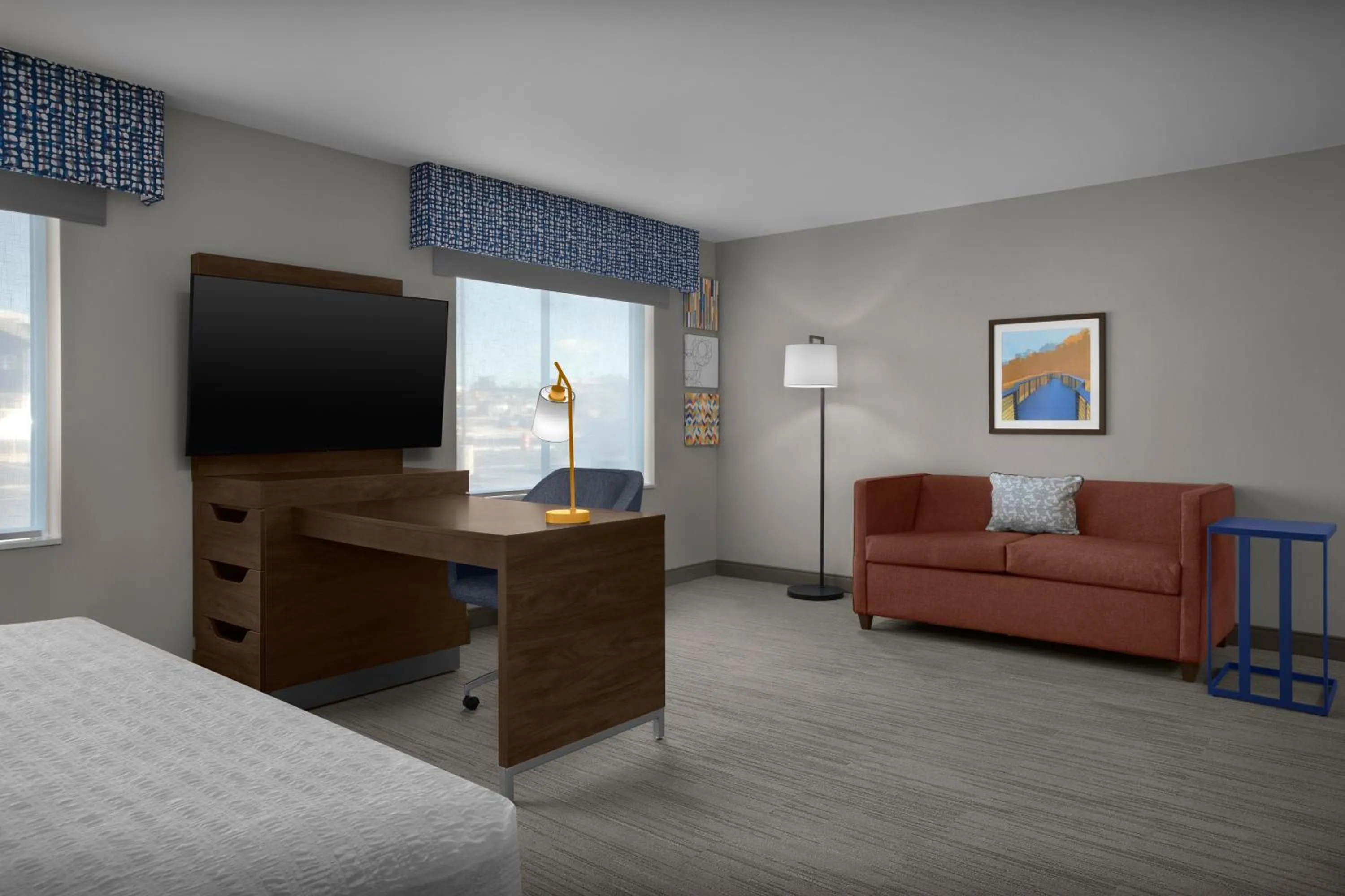 TV and multimedia, Bed in Hampton Inn & Suites By Hilton Wheat Ridge Denver West
