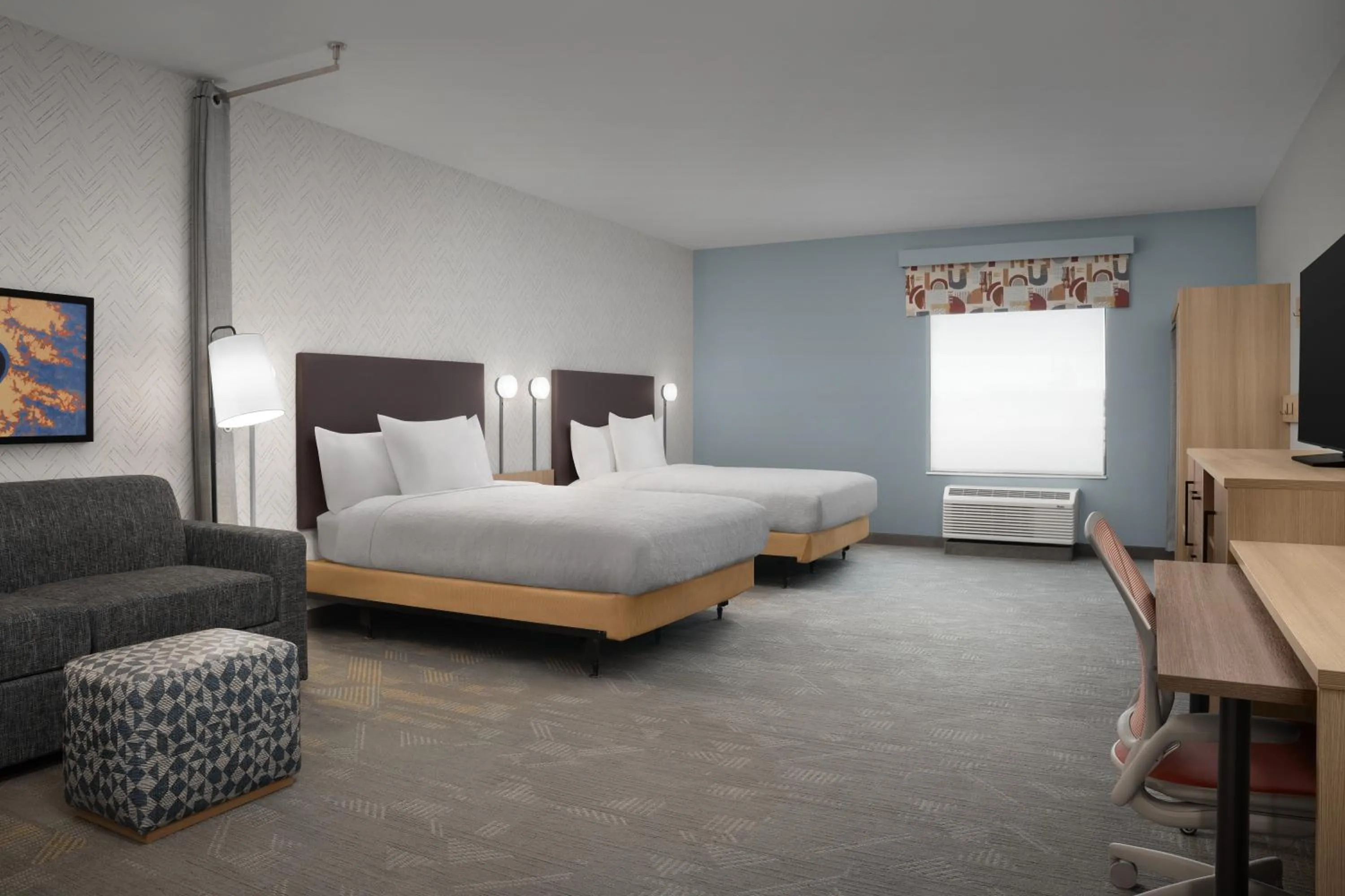 Bed in Home2 Suites By Hilton Rohnert Park Sonoma County