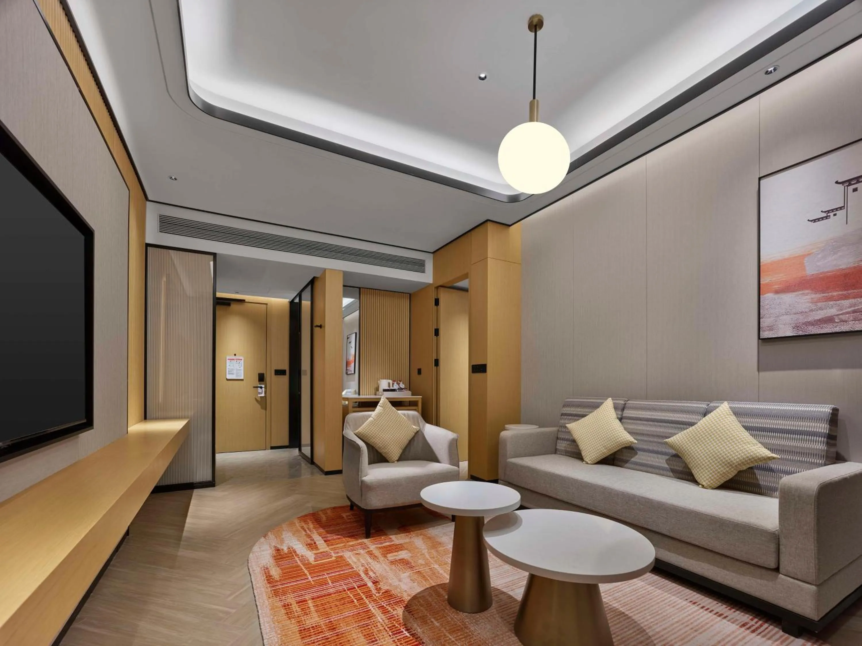 Living room in Hilton Garden Inn Huangshan Scenic Area South Gate