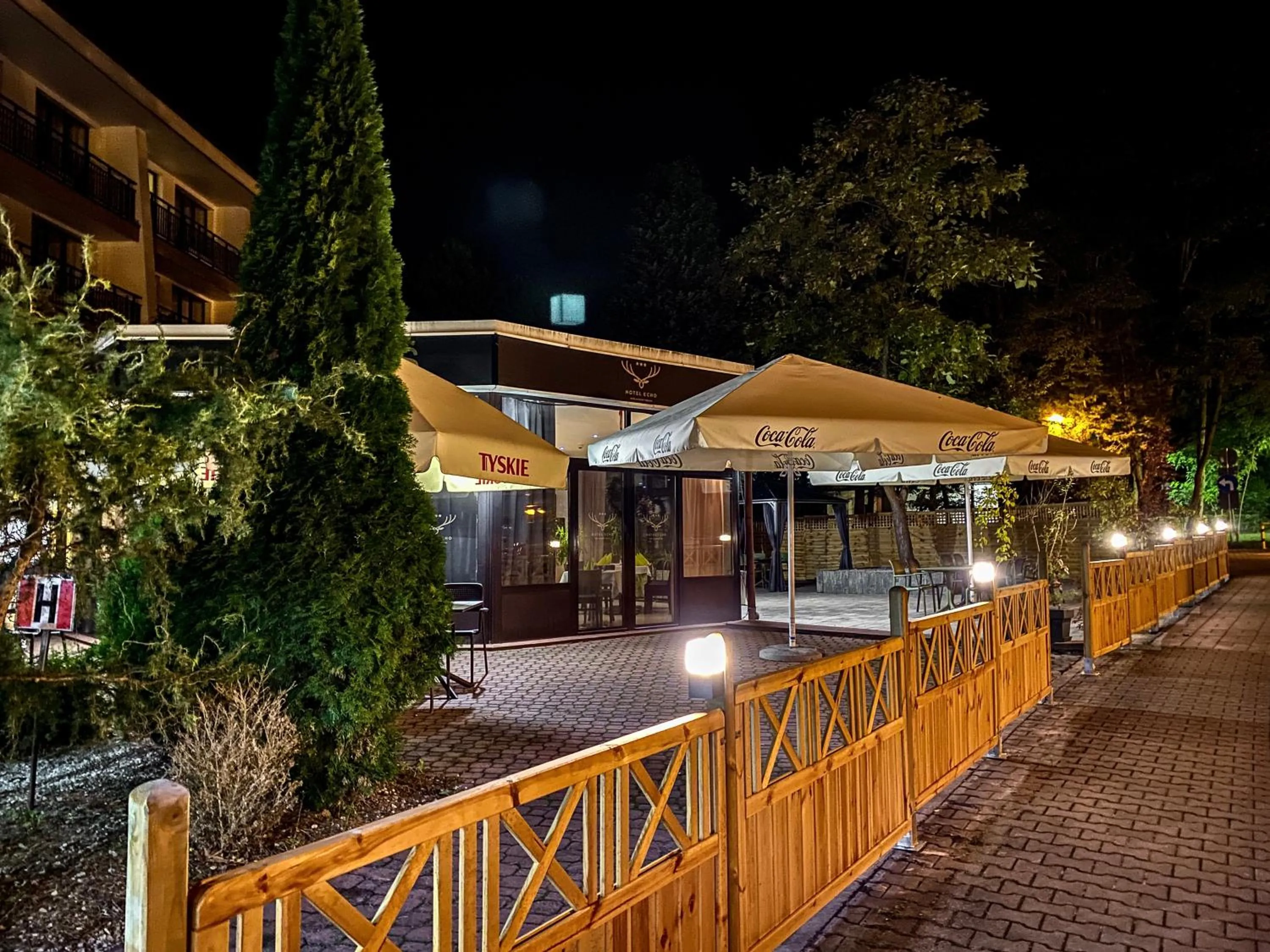 Property building in Hotel Echo