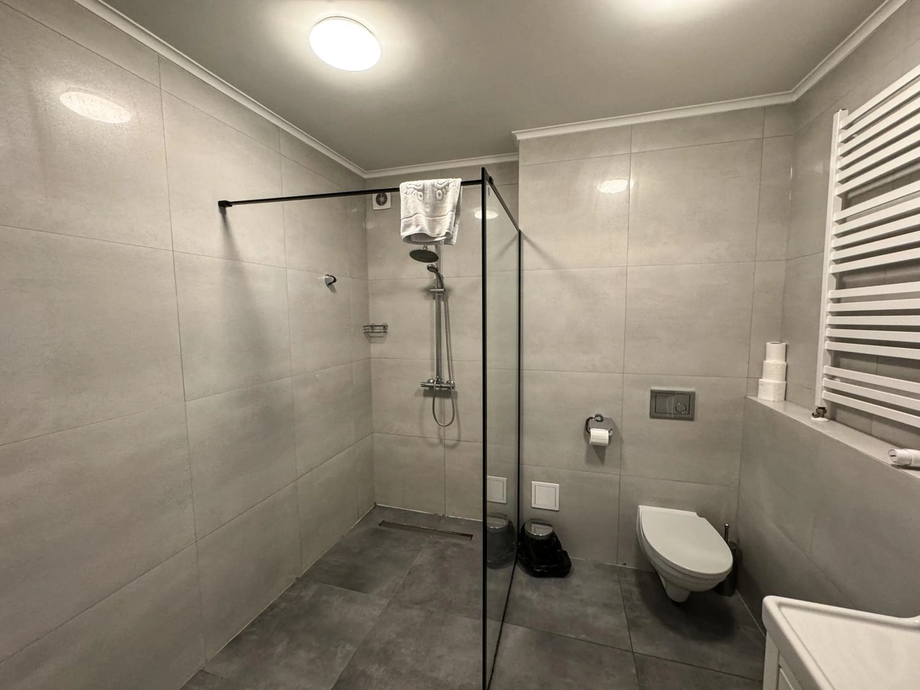 Shower in Hotel Echo