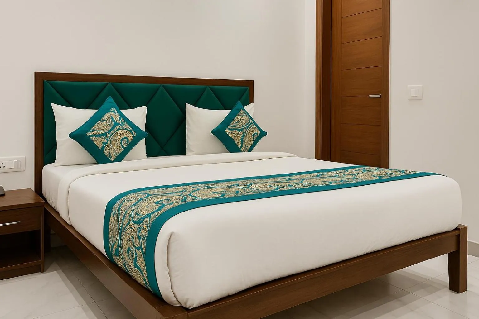 Bed in Hotel Palm View by JMD Group