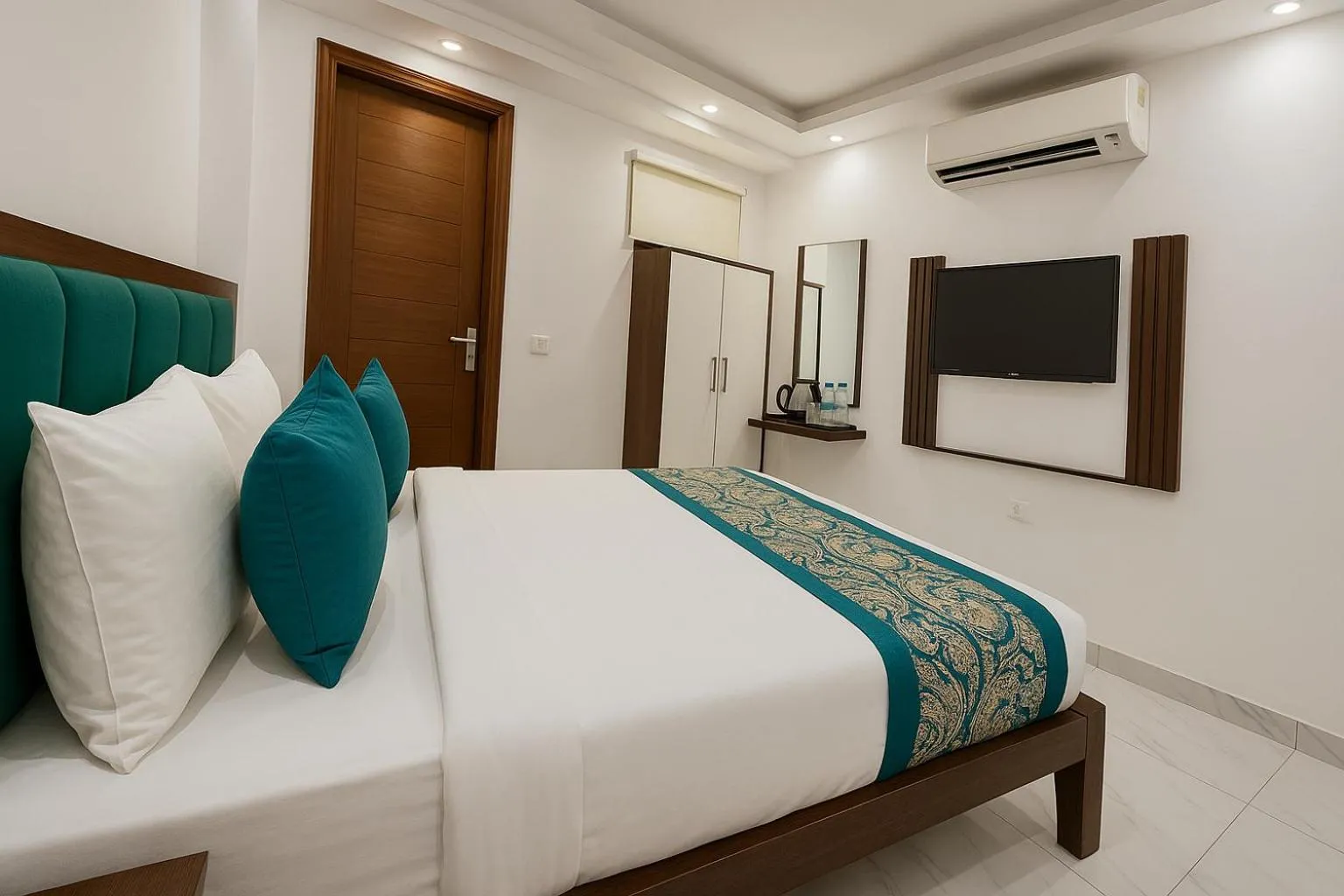 Bed in Hotel Palm View by JMD Group