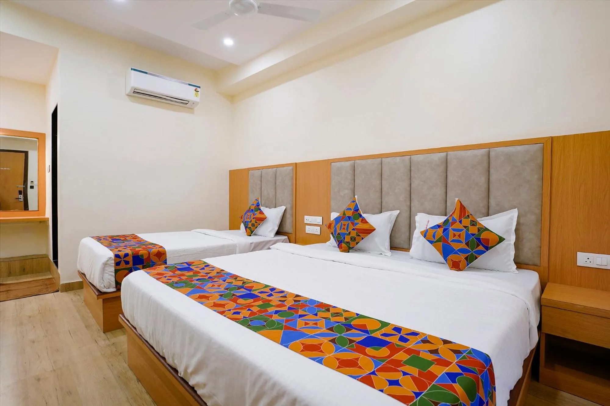 Bed in FabHotel 7 Square - Nr BKC