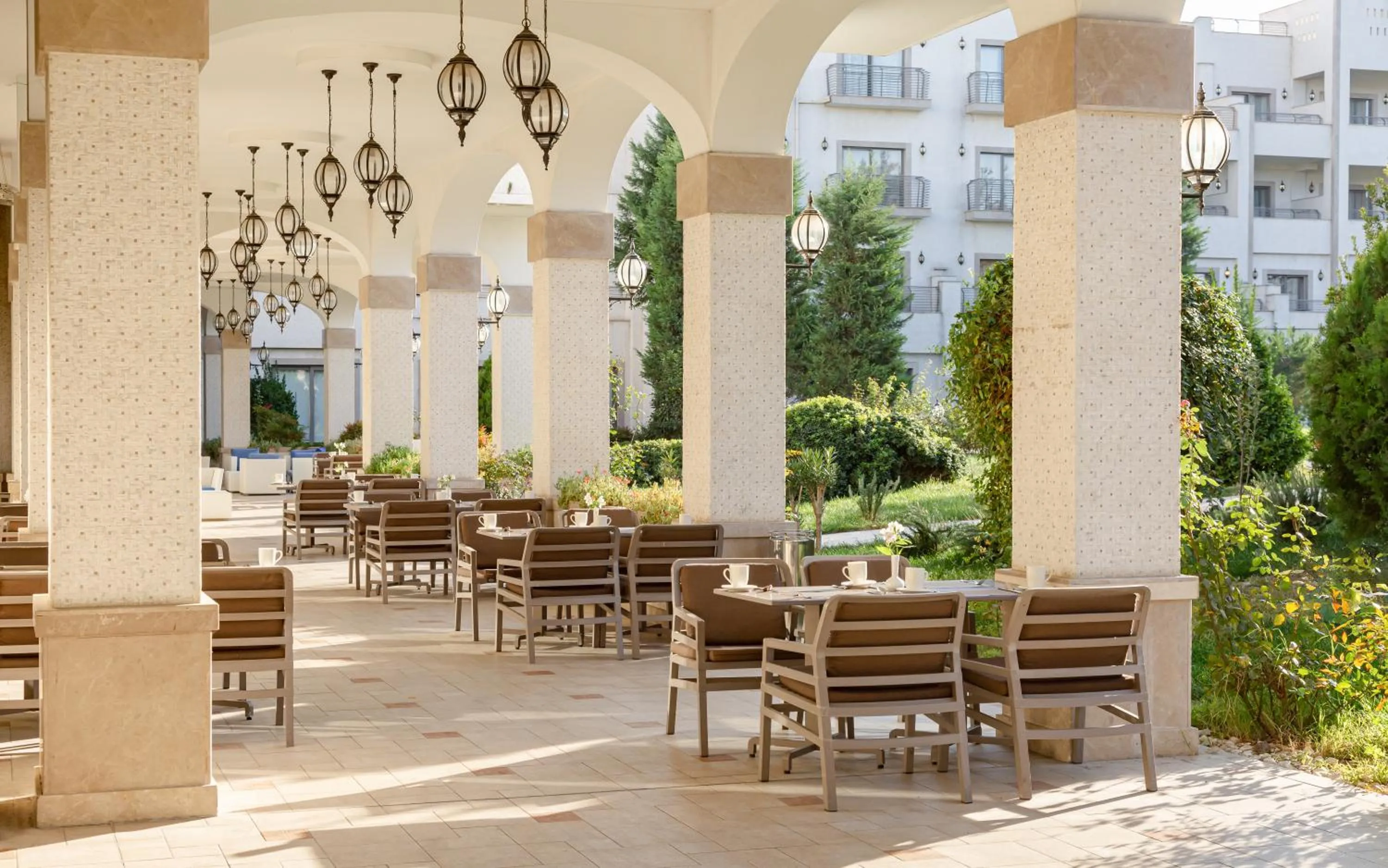 Balcony/Terrace in Garabagh Resort & Spa Naftalan