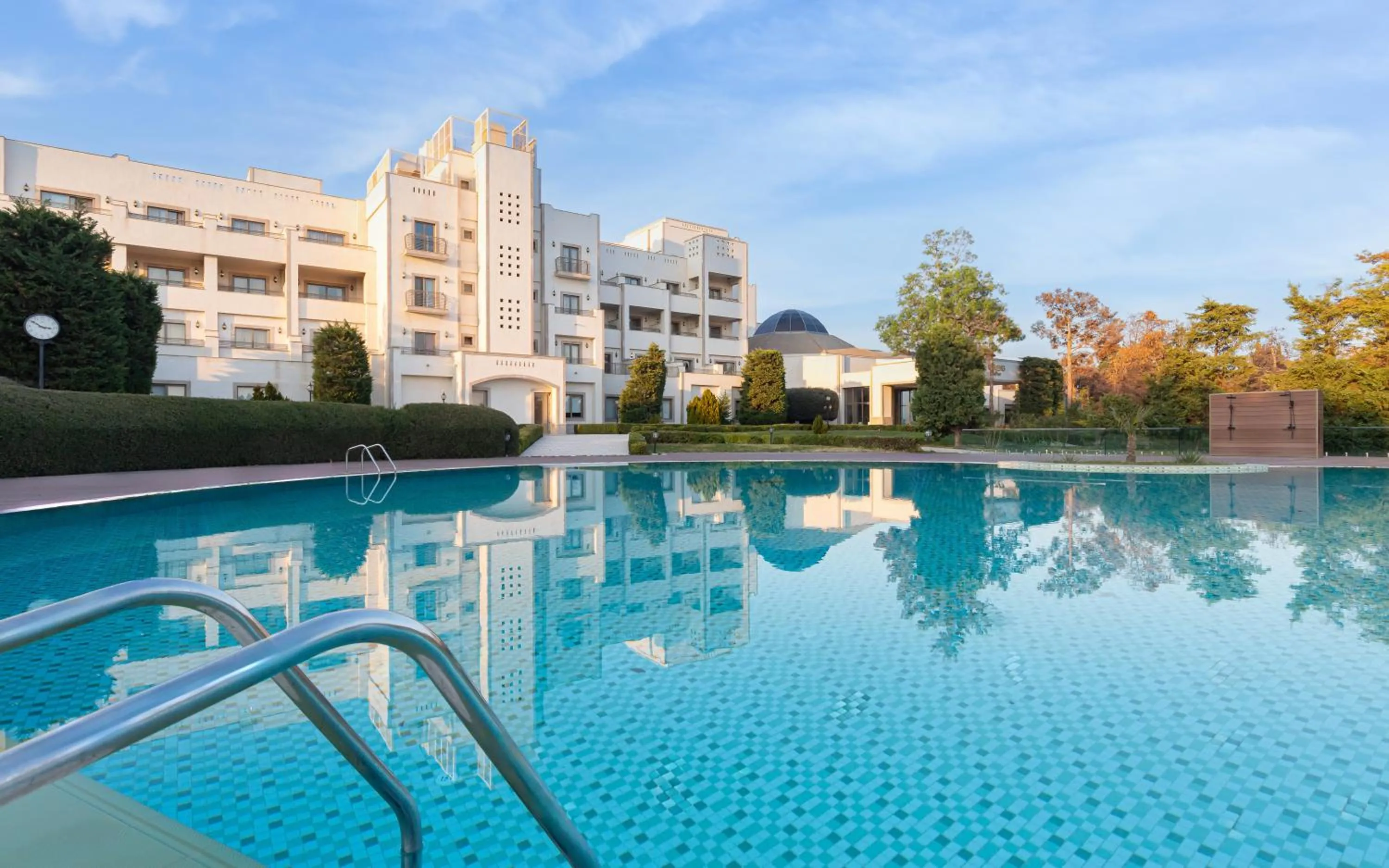 Swimming pool in Garabagh Resort & Spa Naftalan