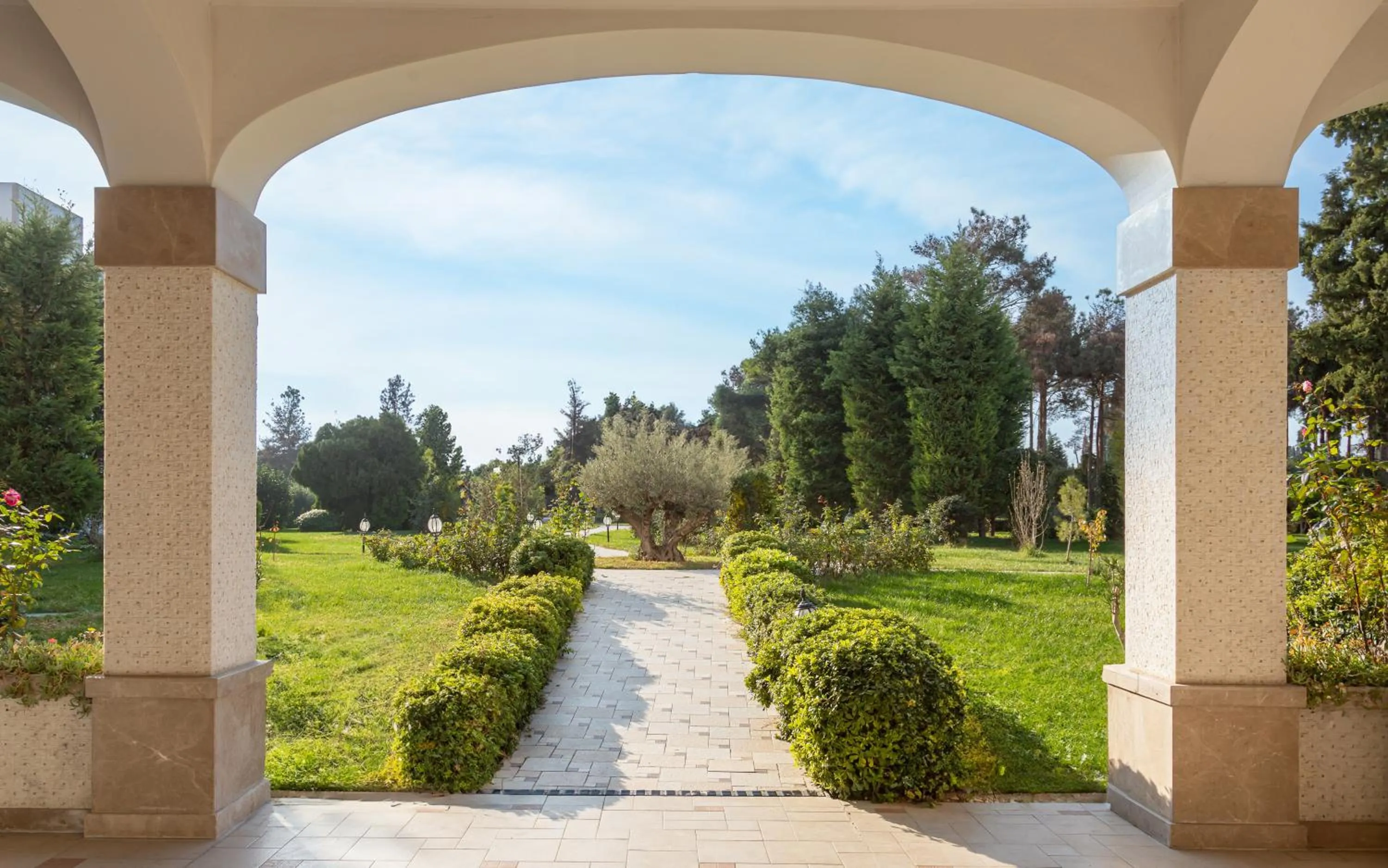 Balcony/Terrace in Garabagh Resort & Spa Naftalan