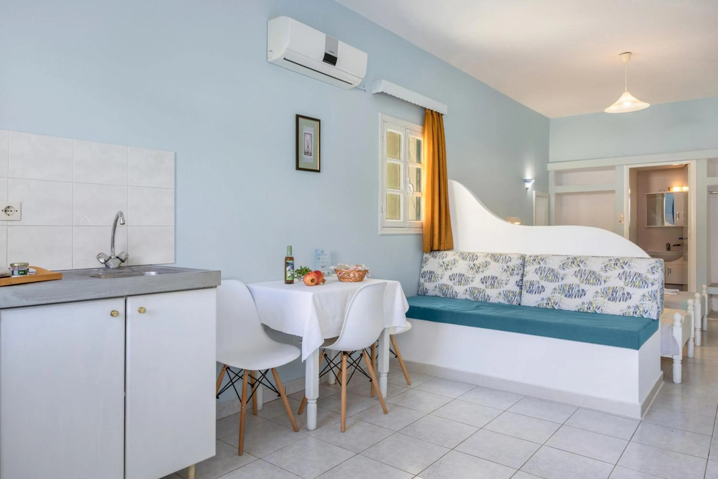 Bed in Hotel Glaros Karpathos