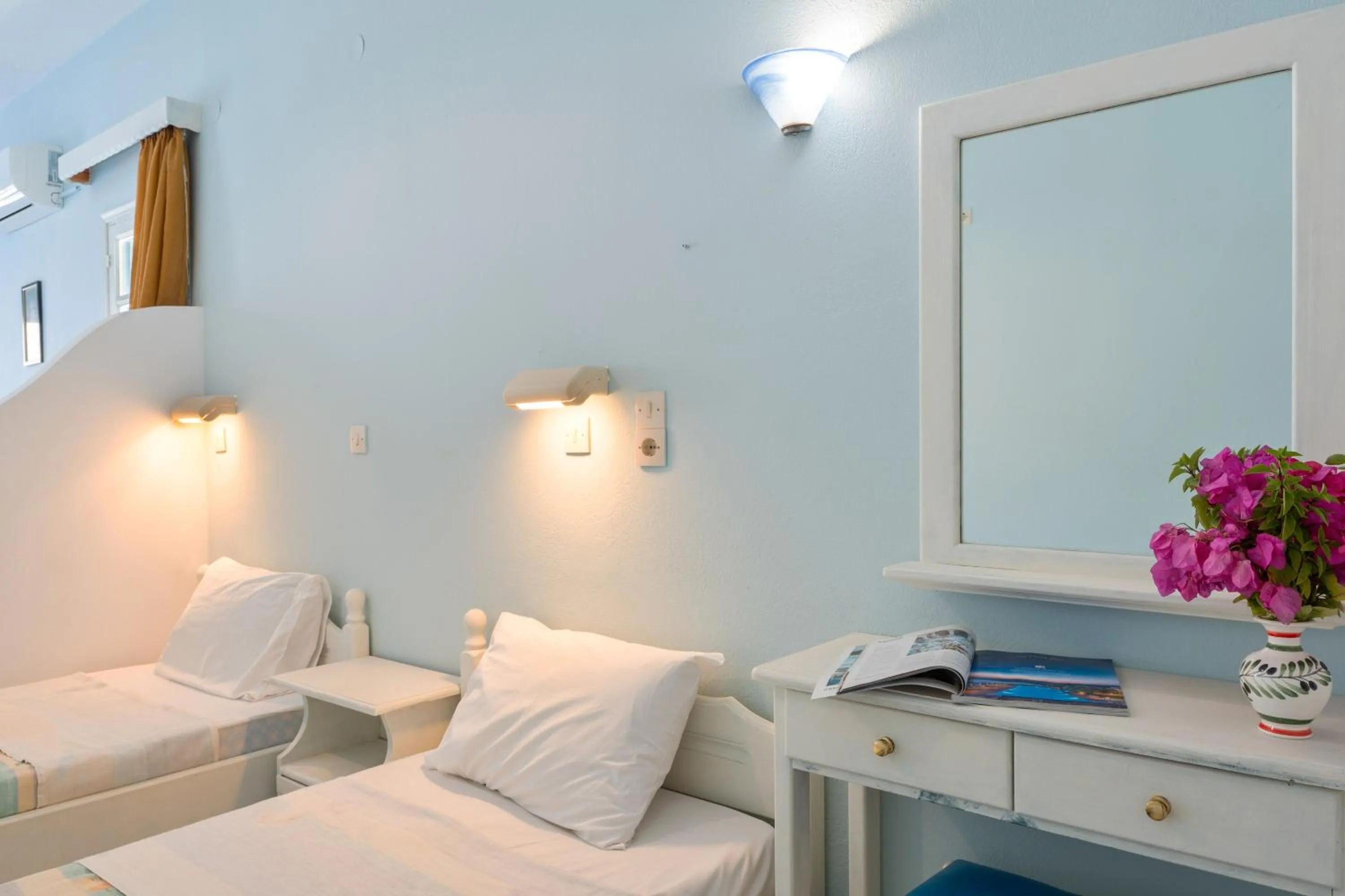 Bed in Hotel Glaros Karpathos