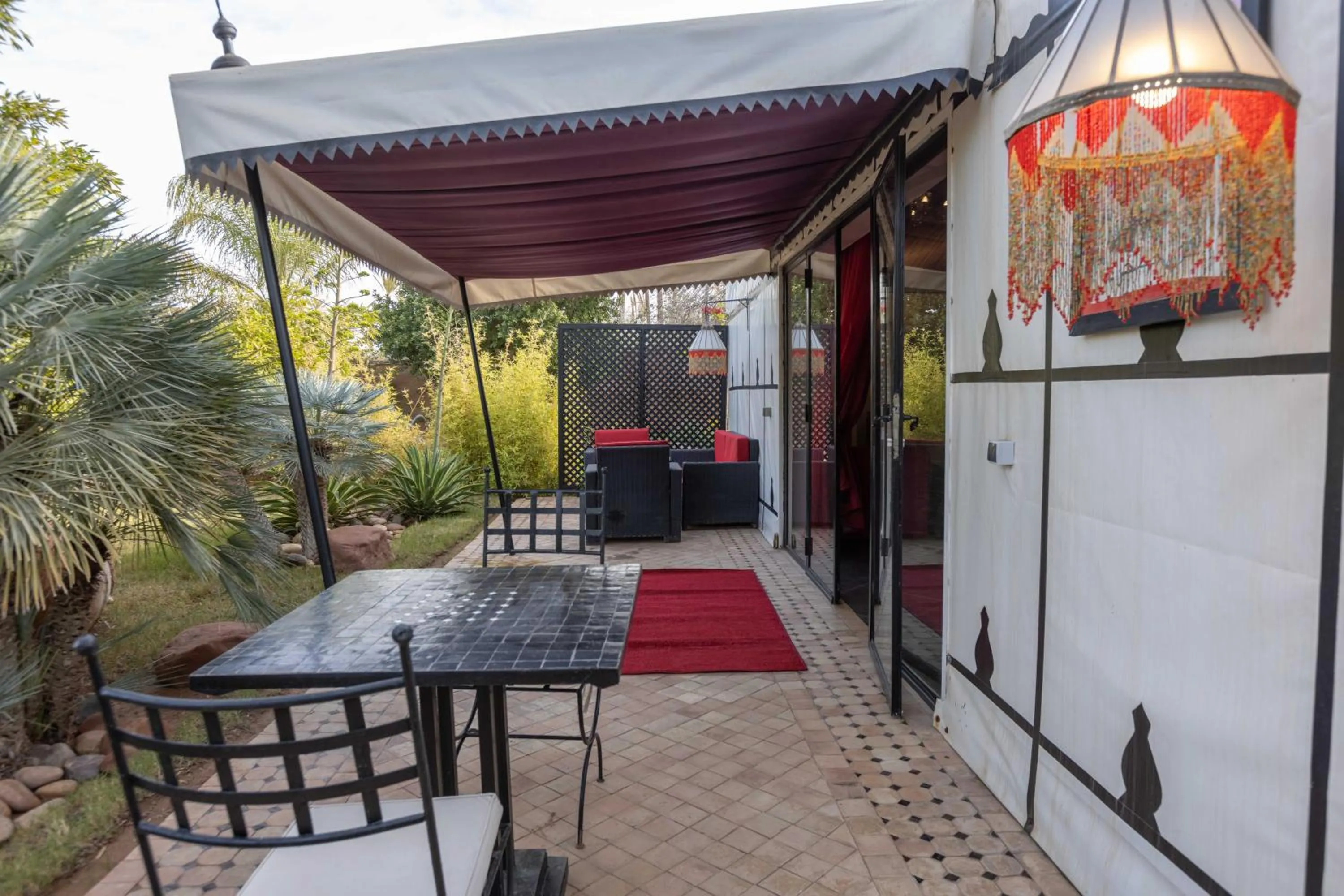 Balcony/Terrace in Eden Lodges & SPA-Boutique Hôtel de Luxe