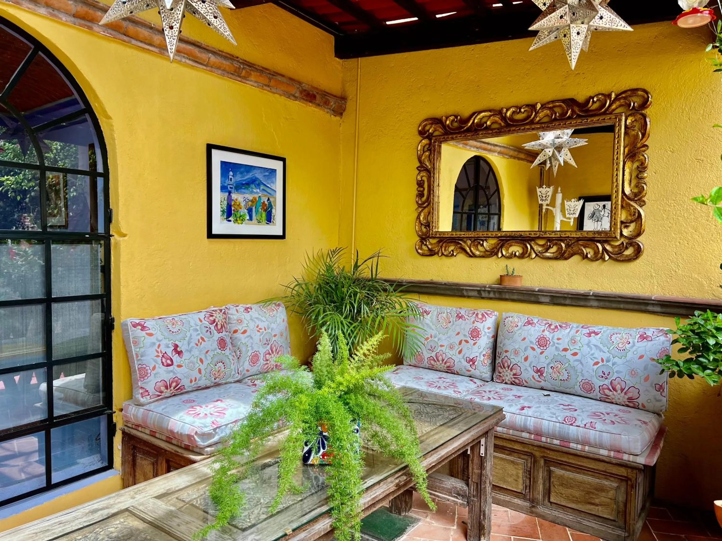 Decorative detail, Seating Area in Casa Contenta