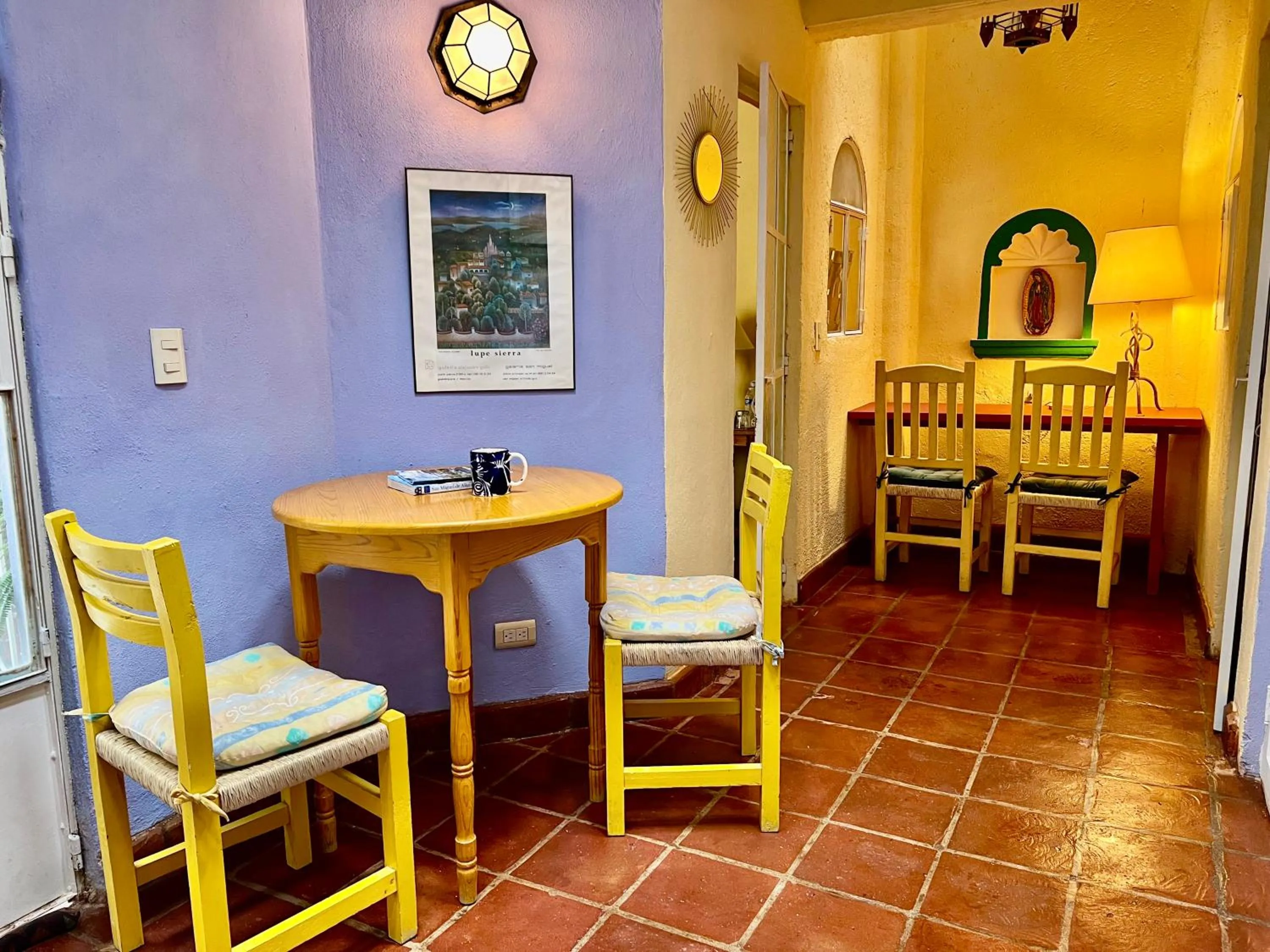 Living room, Dining Area in Casa Contenta