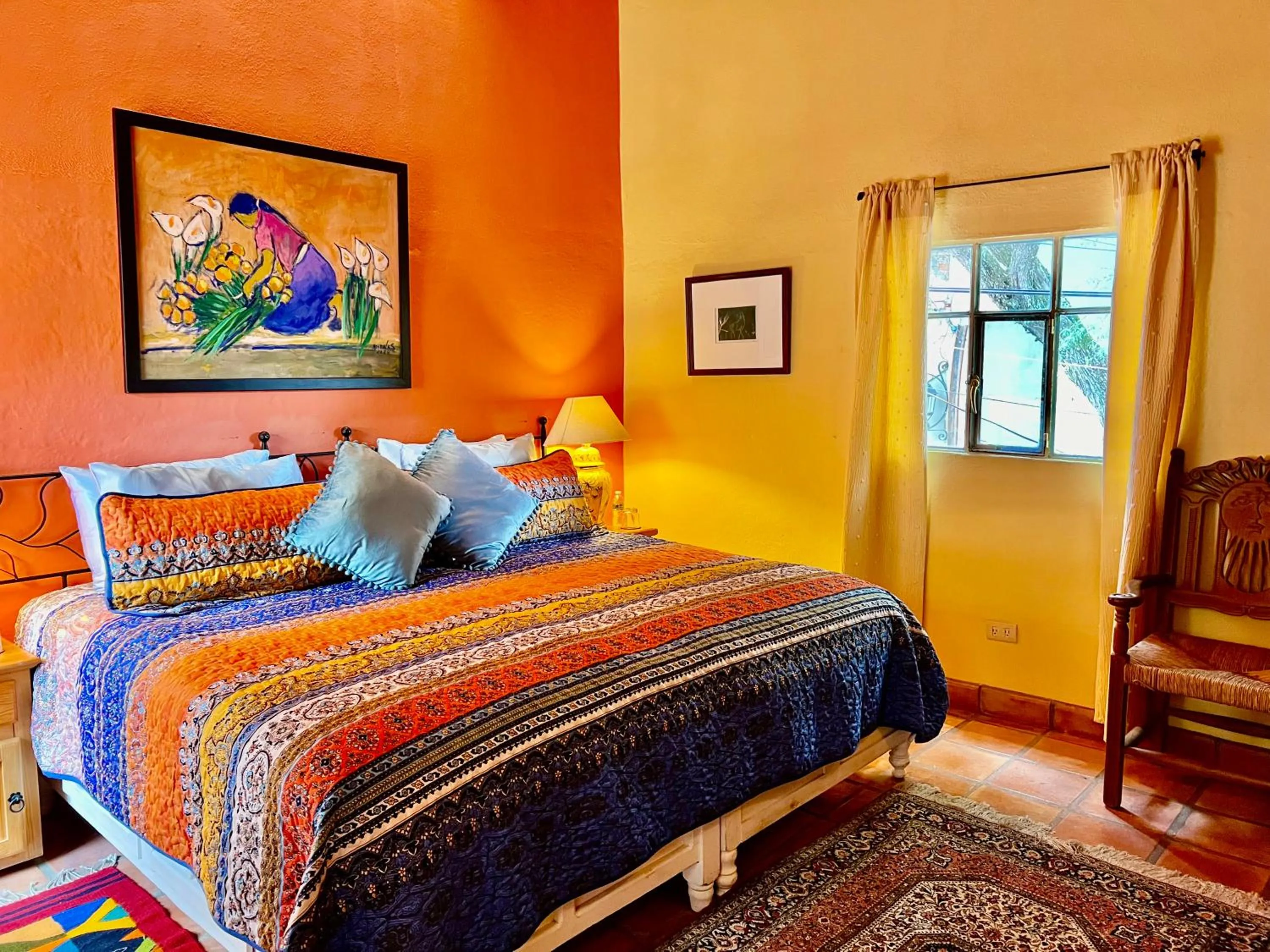 Bedroom, Bed in Casa Contenta