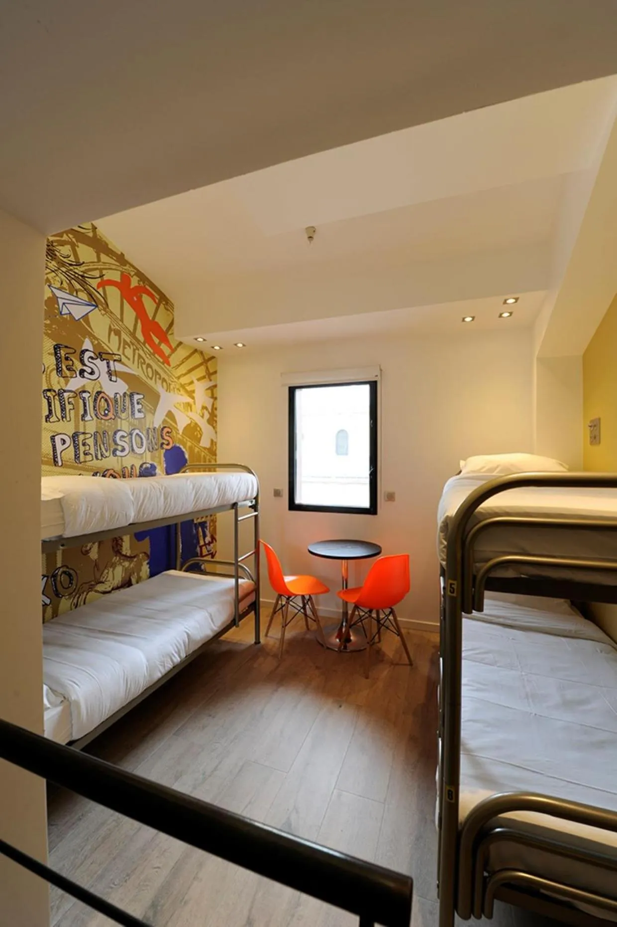 Bedroom, Bed in The 3 Ducks Eiffel Tower by Hiphophostels