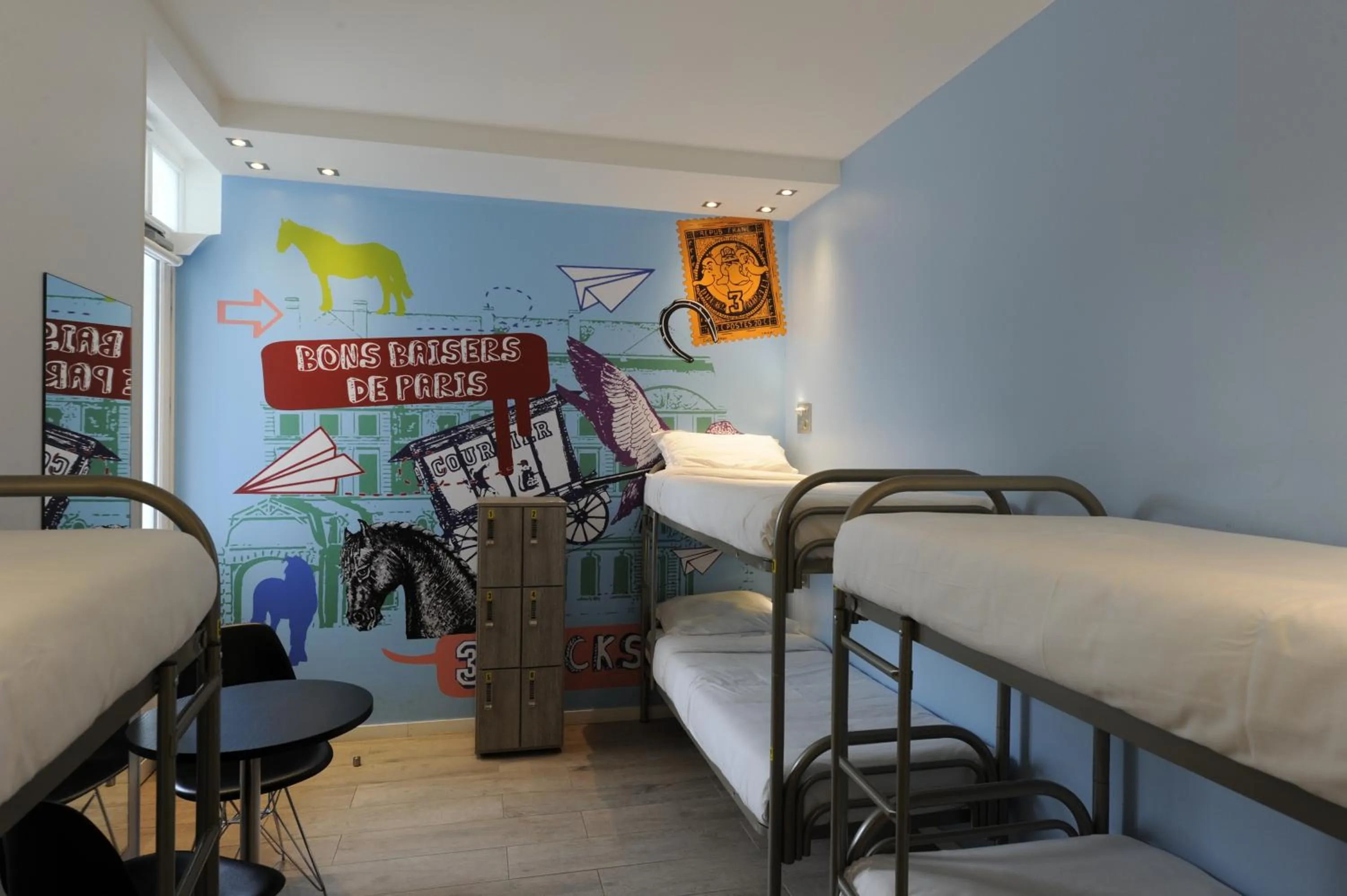 Photo of the whole room, Bed in The 3 Ducks Eiffel Tower by Hiphophostels