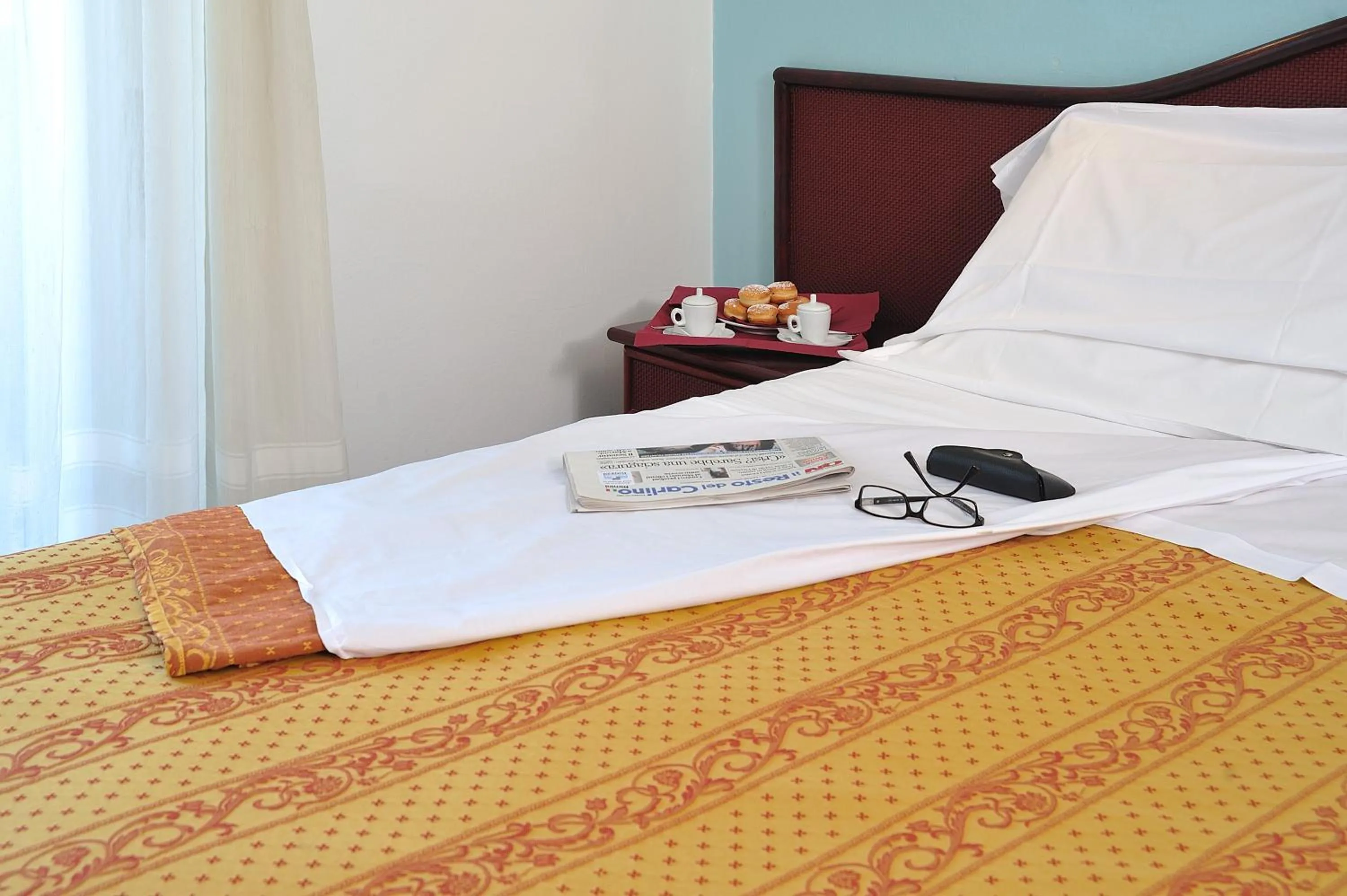 Bed in Hotel Vittoria