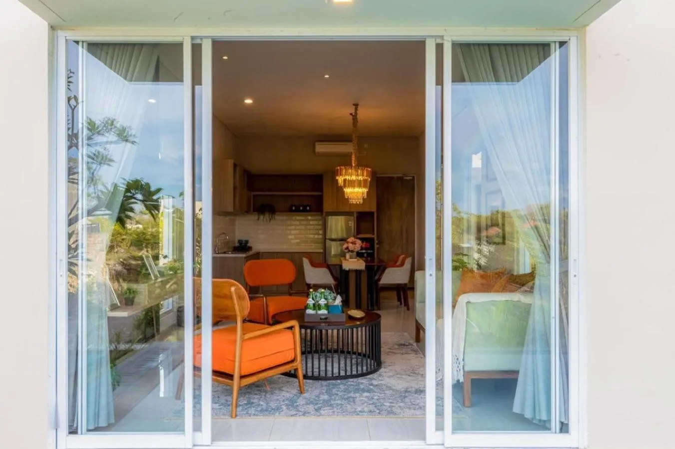 Living room in D'Kamboja Villa Nusa Dua