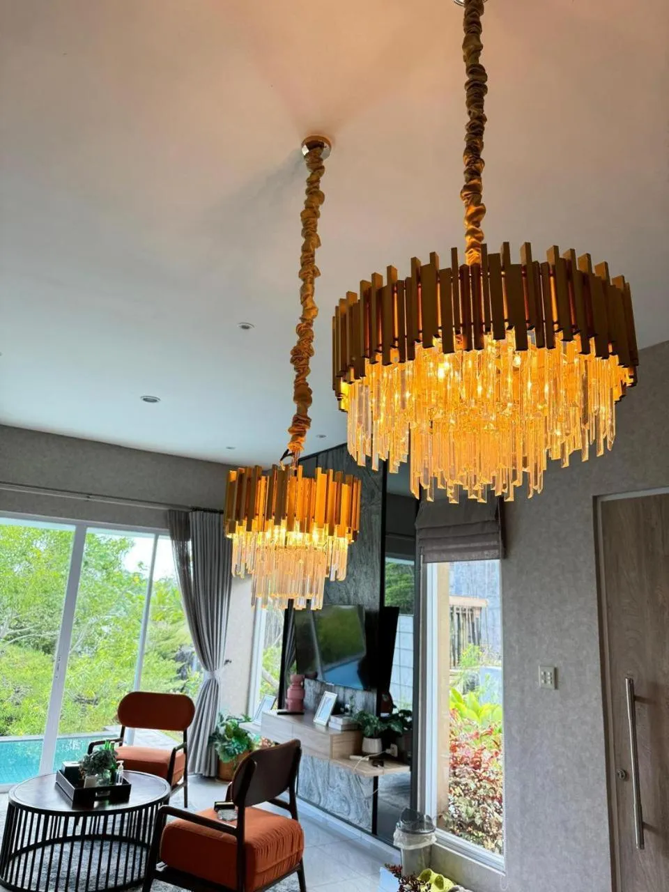 Living room in D'Kamboja Villa Nusa Dua