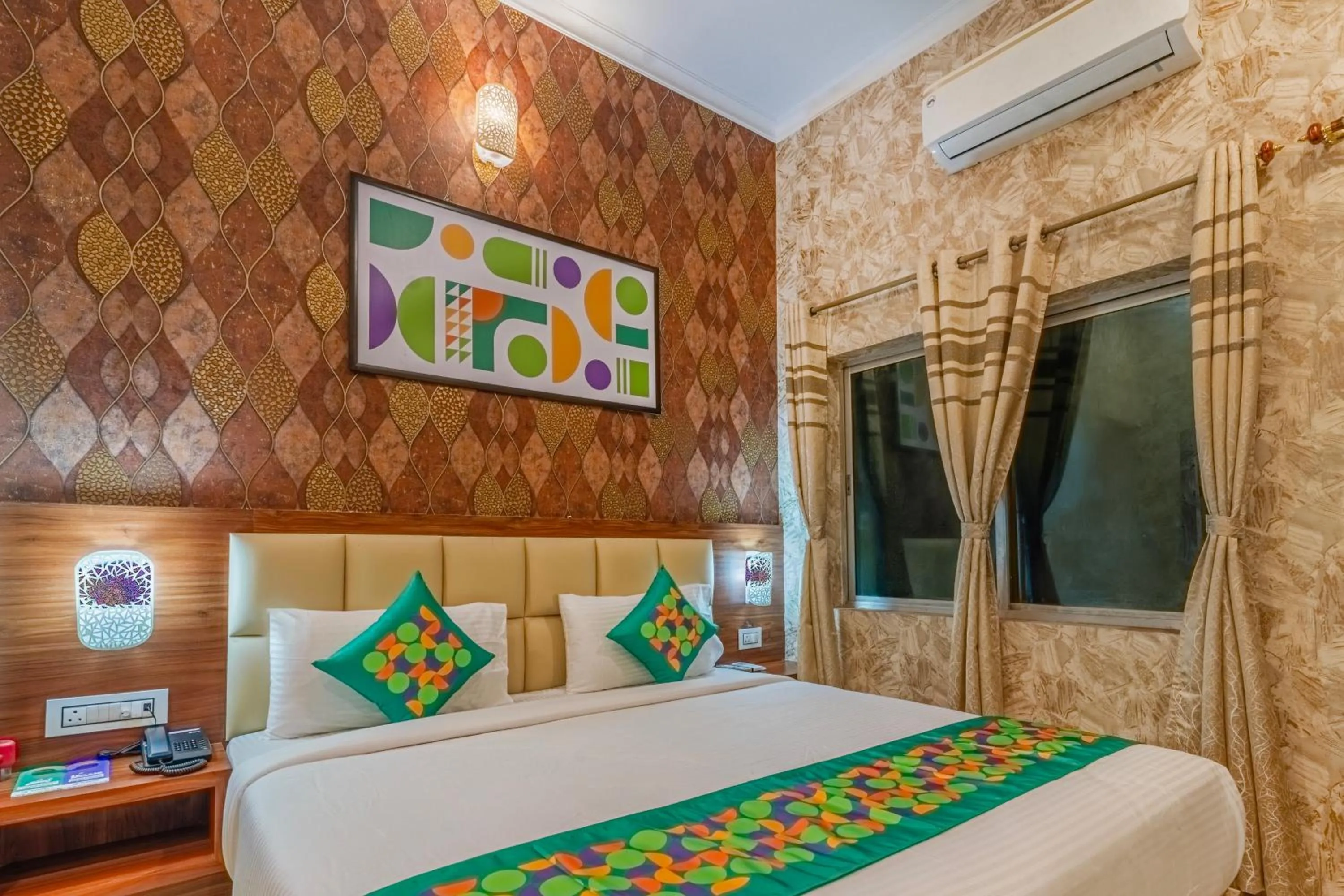 Bedroom, Bed in Treebo Una Regency - Near AIIMS Patna