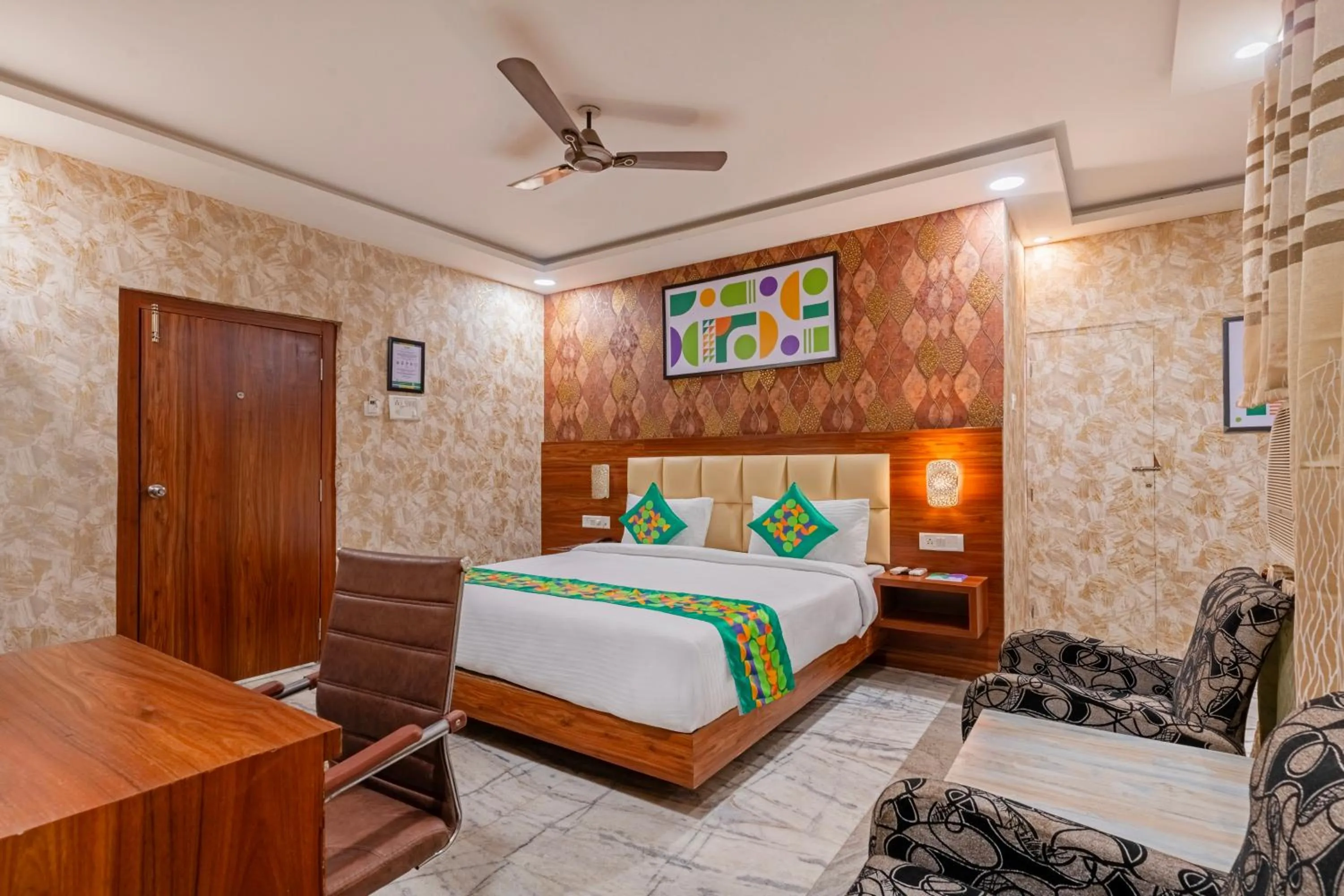 Bedroom, Bed in Treebo Una Regency - Near AIIMS Patna