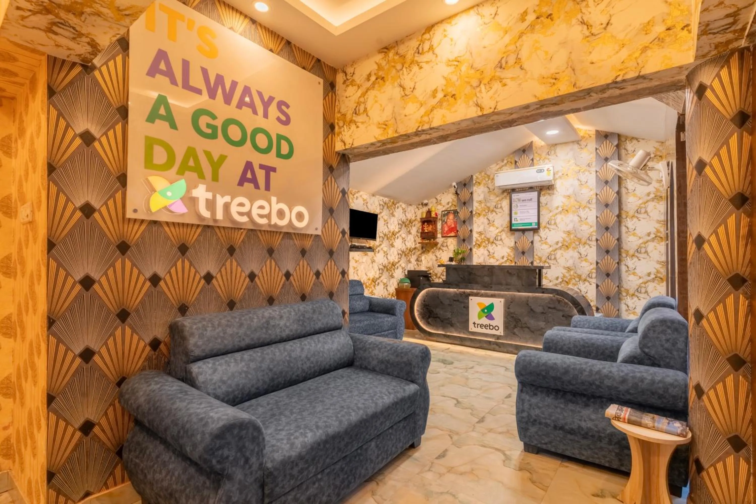 Seating area in Treebo Una Regency - Near AIIMS Patna