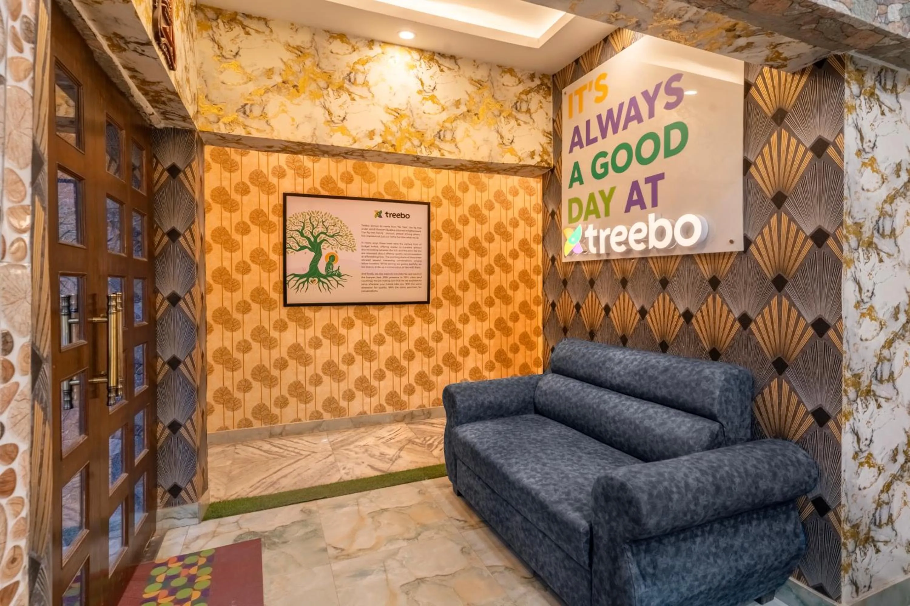 Seating area in Treebo Una Regency - Near AIIMS Patna