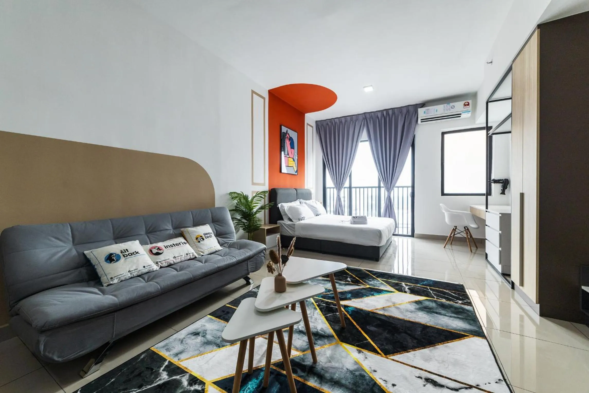 Bed in Alinea Suites Shah Alam by Sleepy Bear