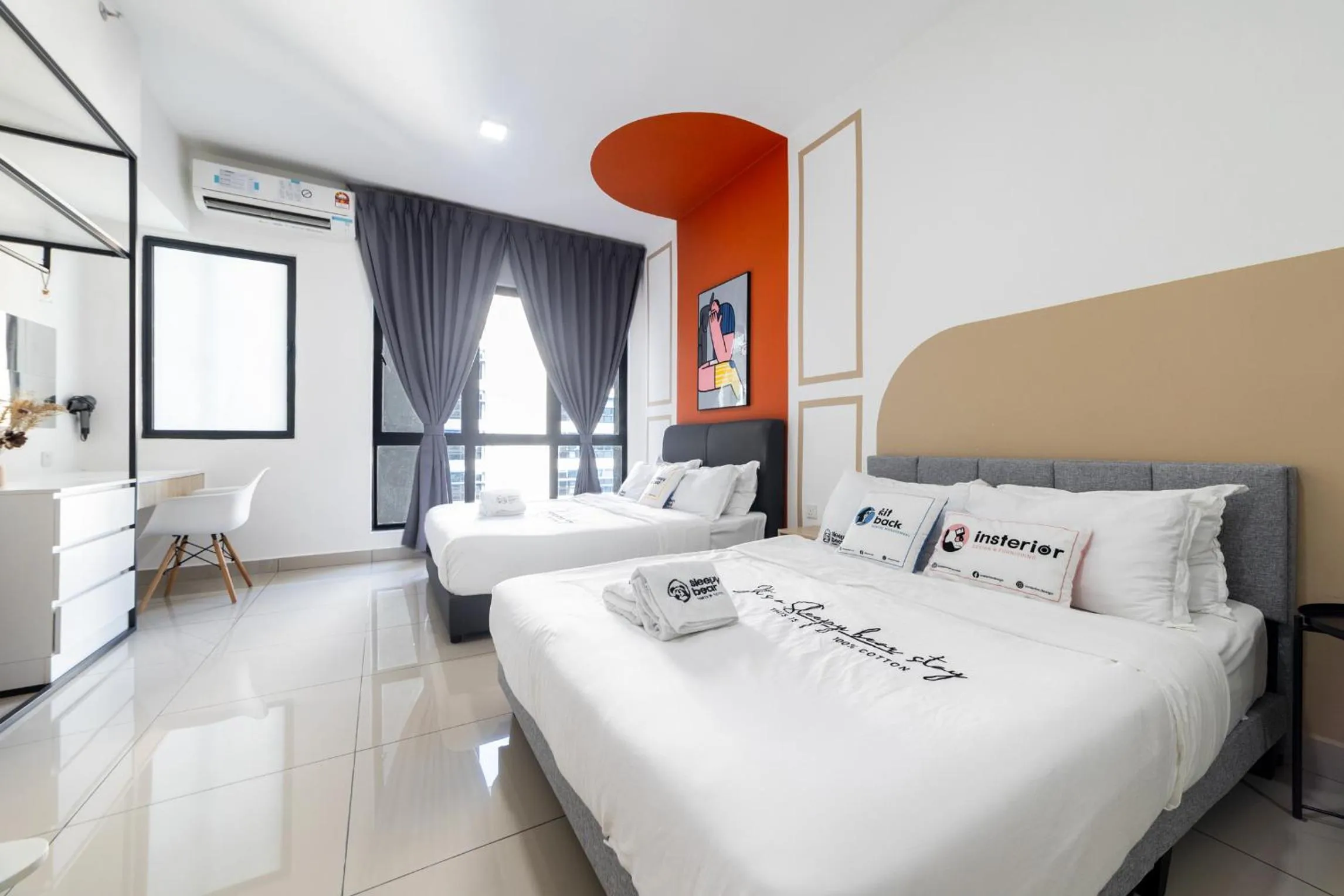 Bed in Alinea Suites Shah Alam by Sleepy Bear