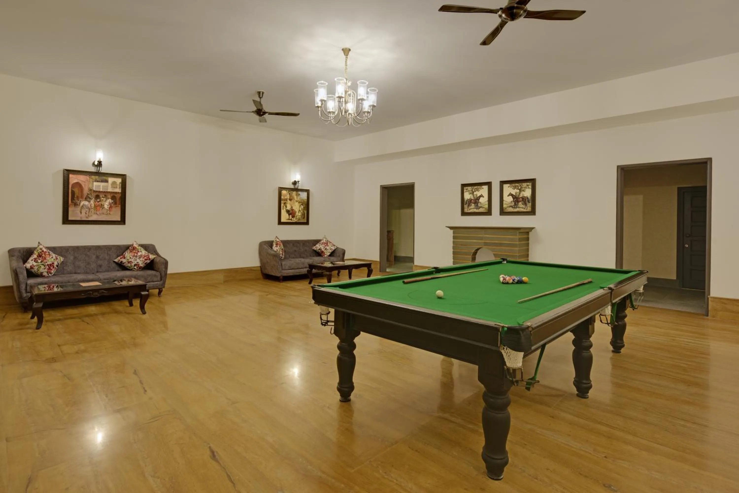 Game Room in The Hunting Lodge - Luxury Resort in Udaipur