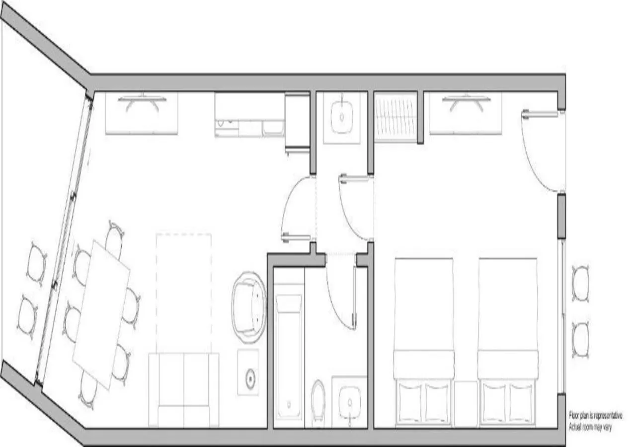 Property building in Aqua Beach Hotel