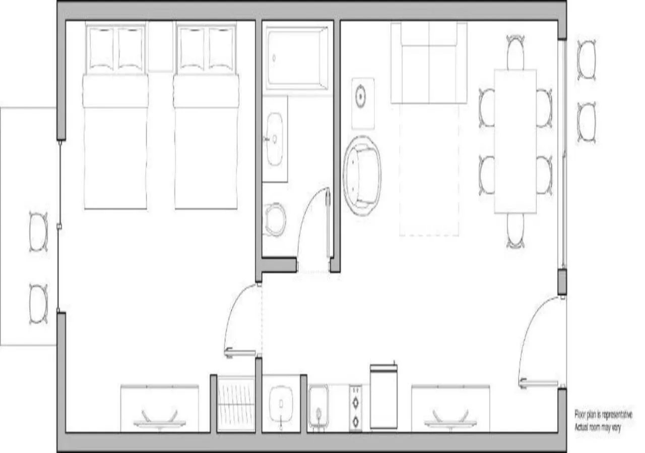 Property building in Aqua Beach Hotel