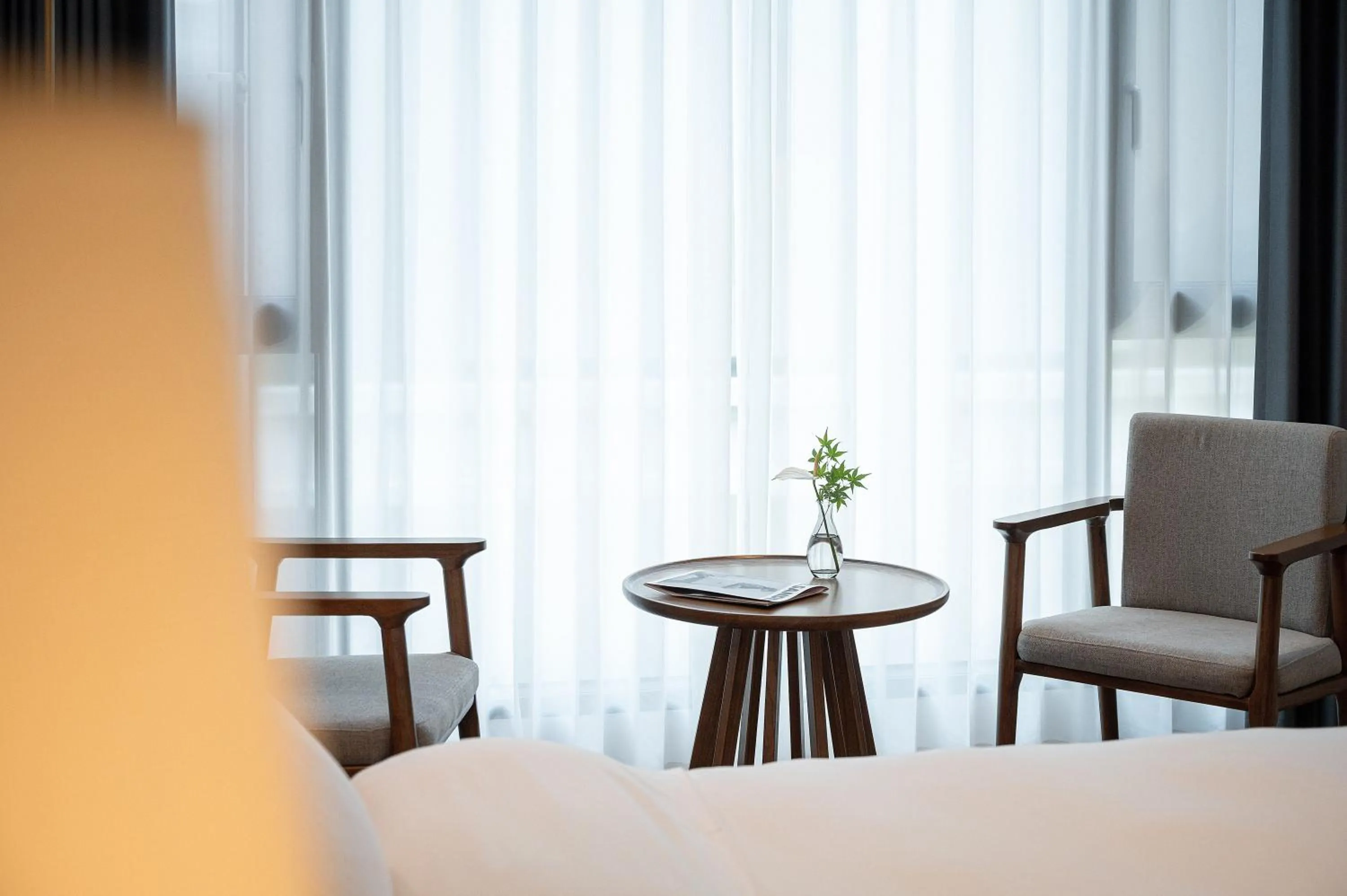 Seating area, Bed in Z HOTEL- Qingchengshan