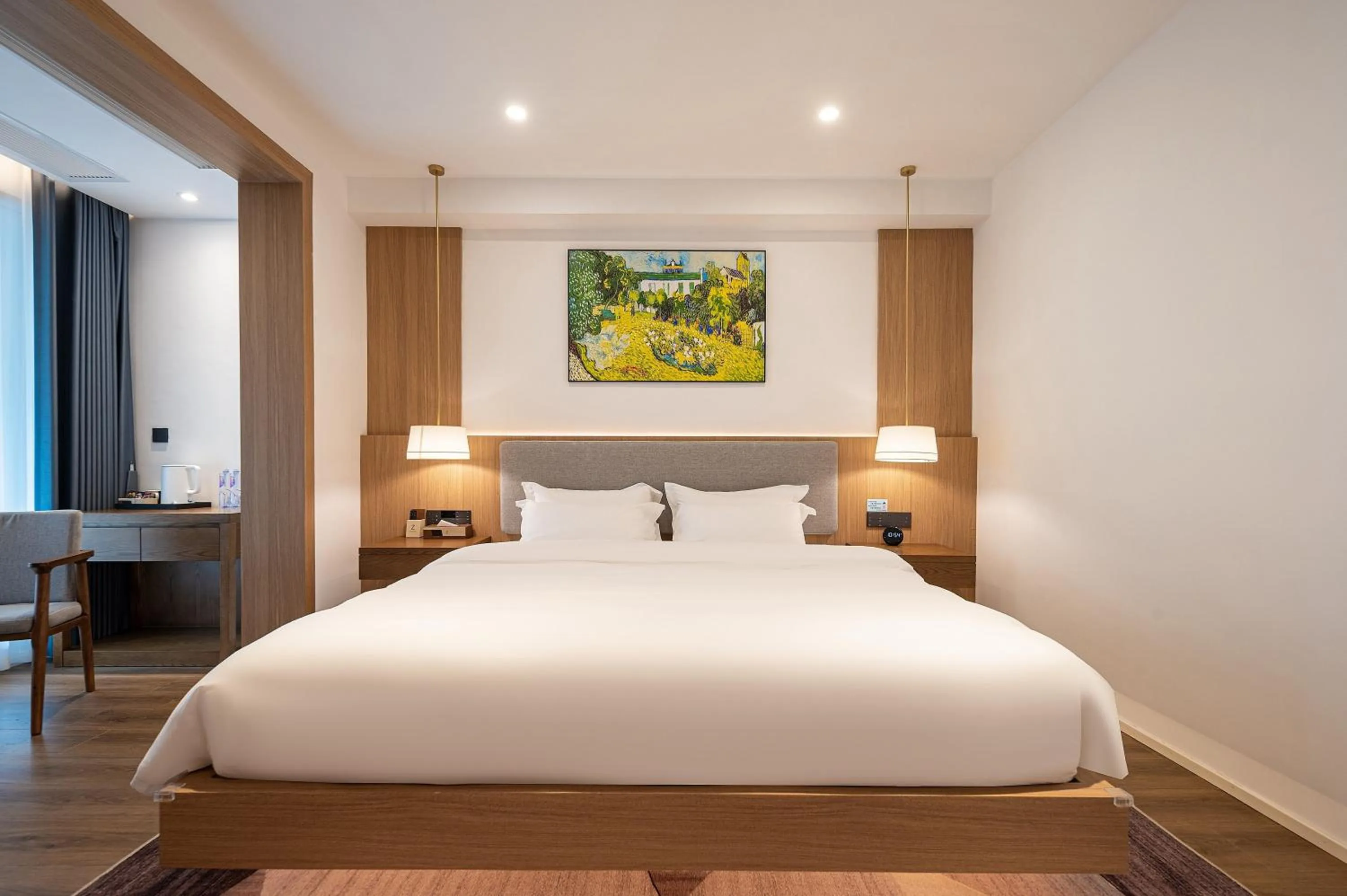 Bed in Z HOTEL- Qingchengshan