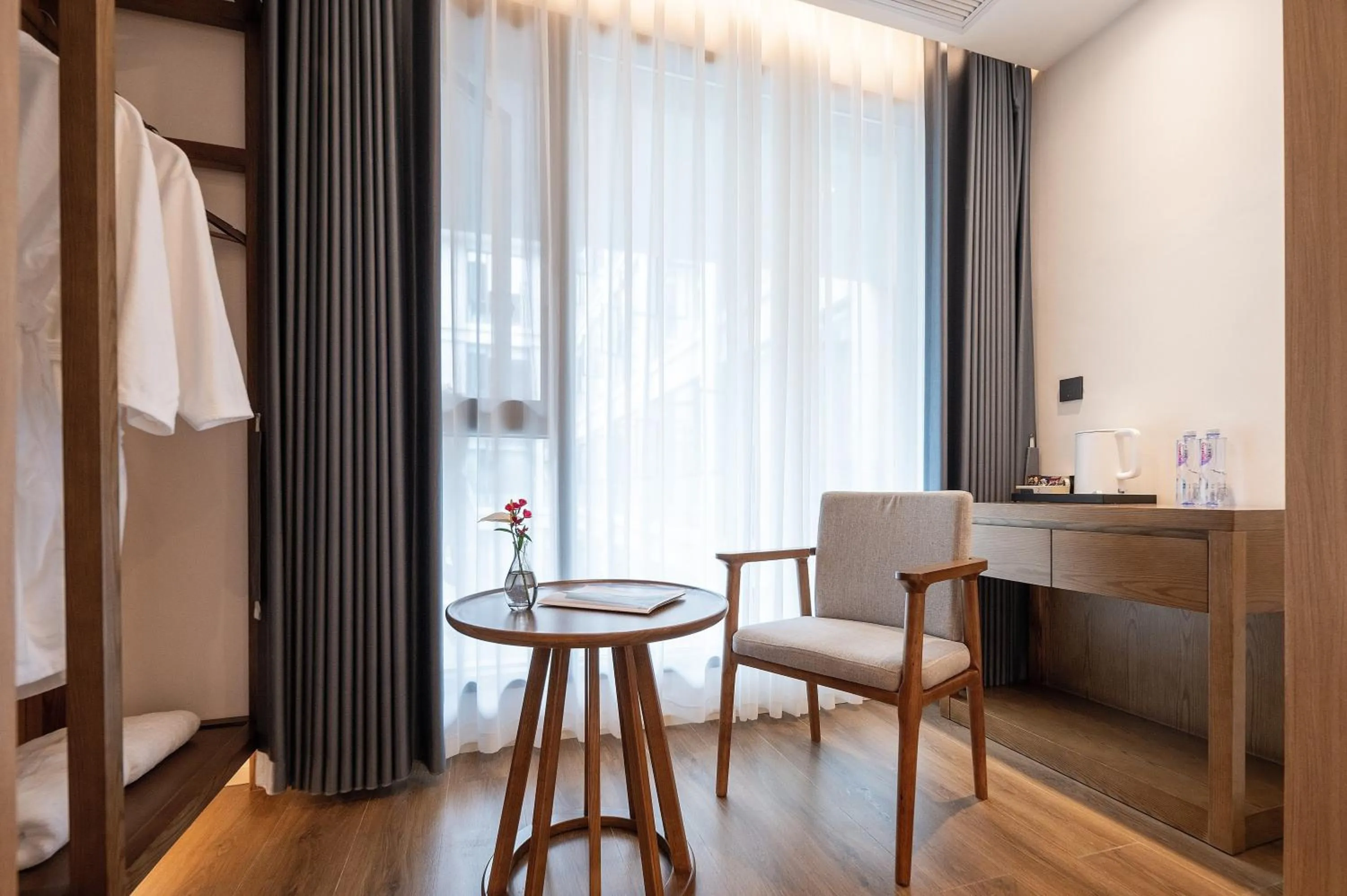 Seating area in Z HOTEL- Qingchengshan