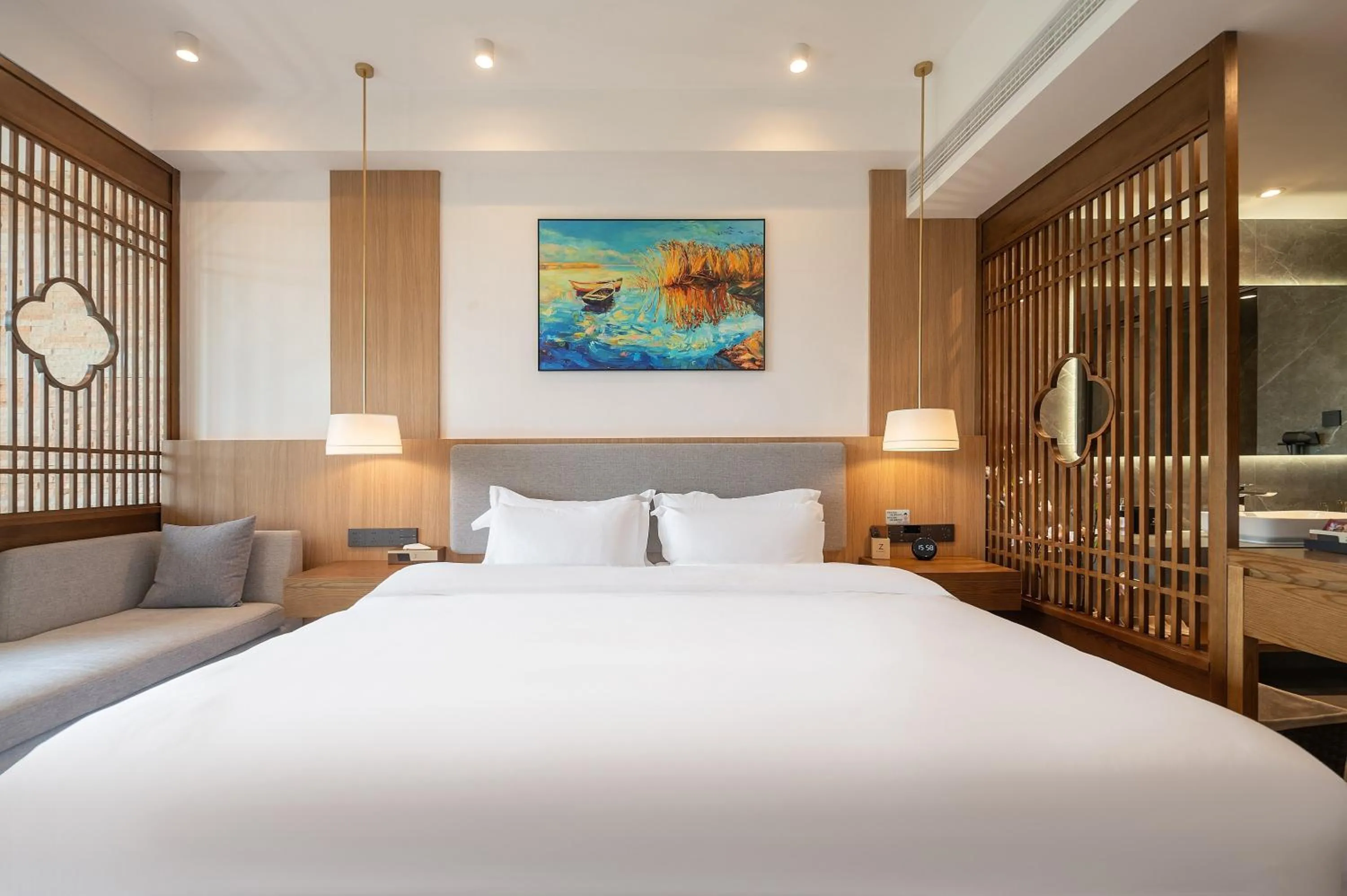 Bed in Z HOTEL- Qingchengshan