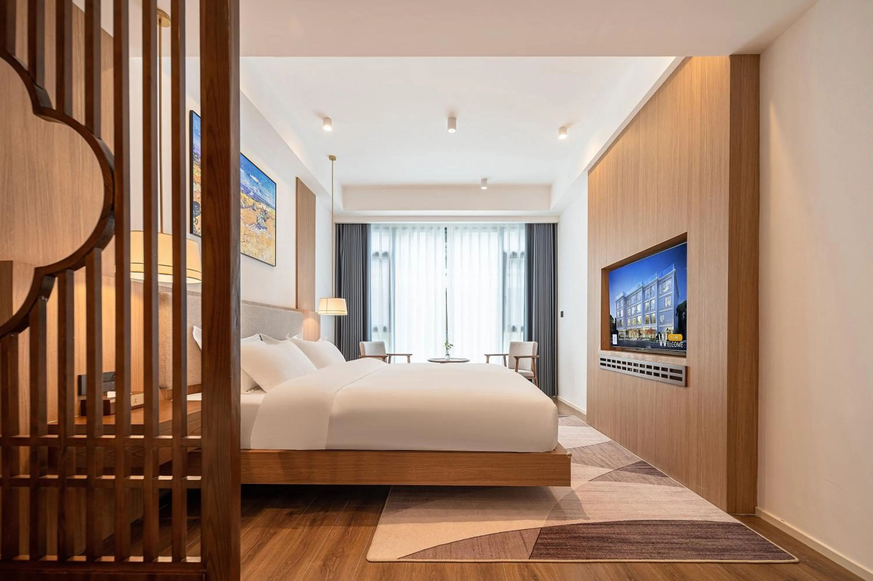Bed in Z HOTEL- Qingchengshan