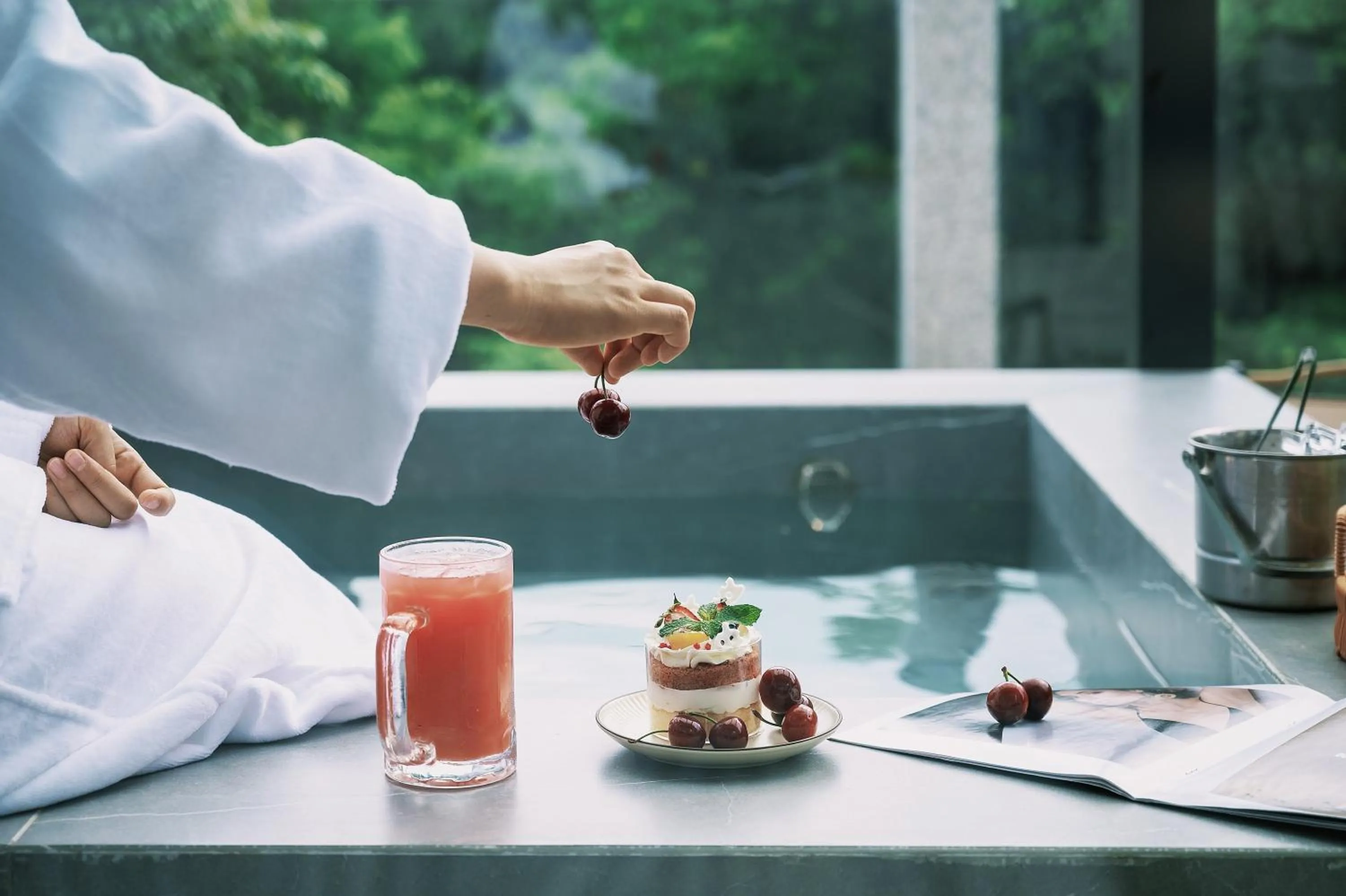 Pool view in Z HOTEL- Qingchengshan