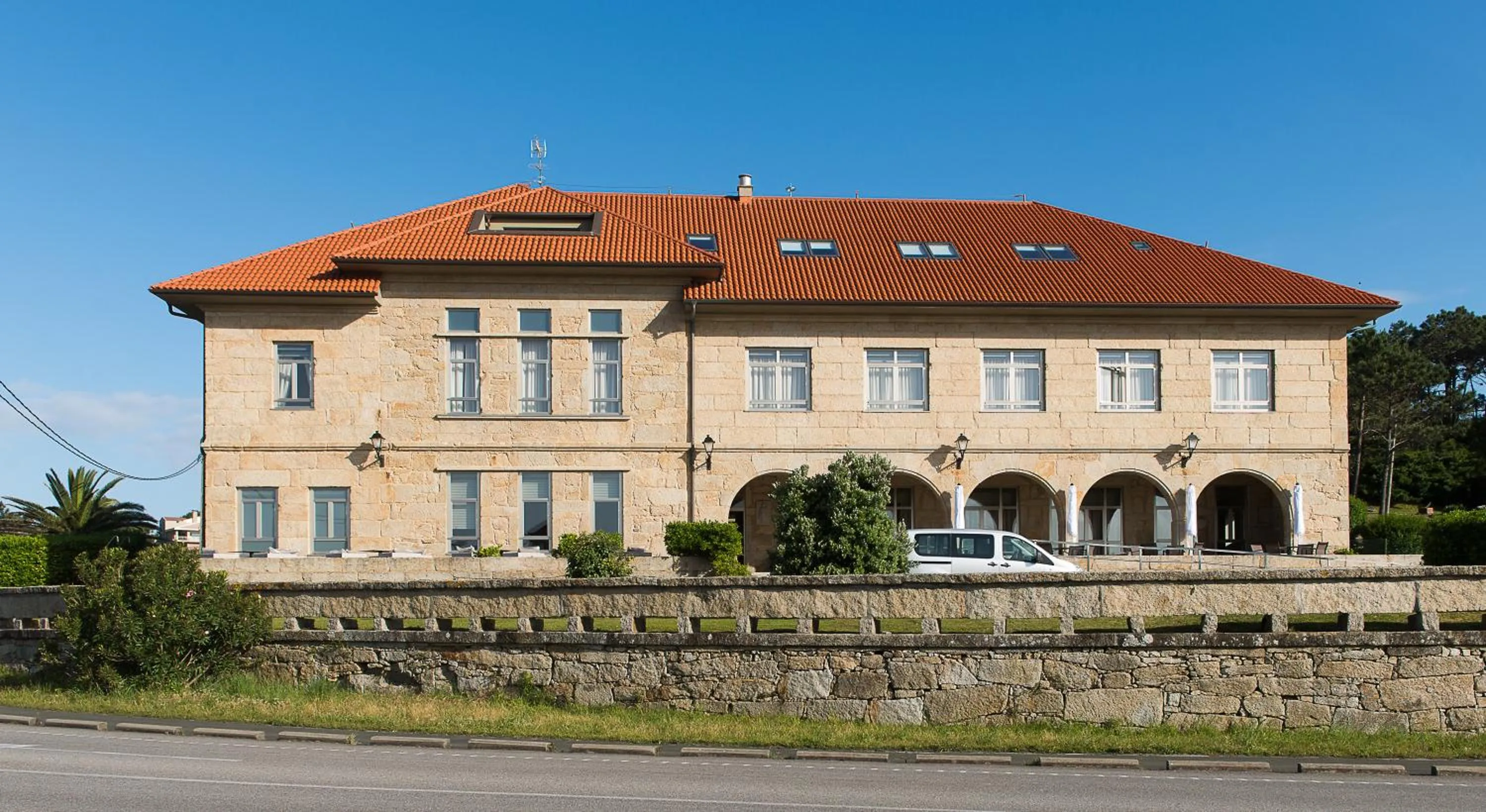 Facade/entrance in Pousada A Lanzada