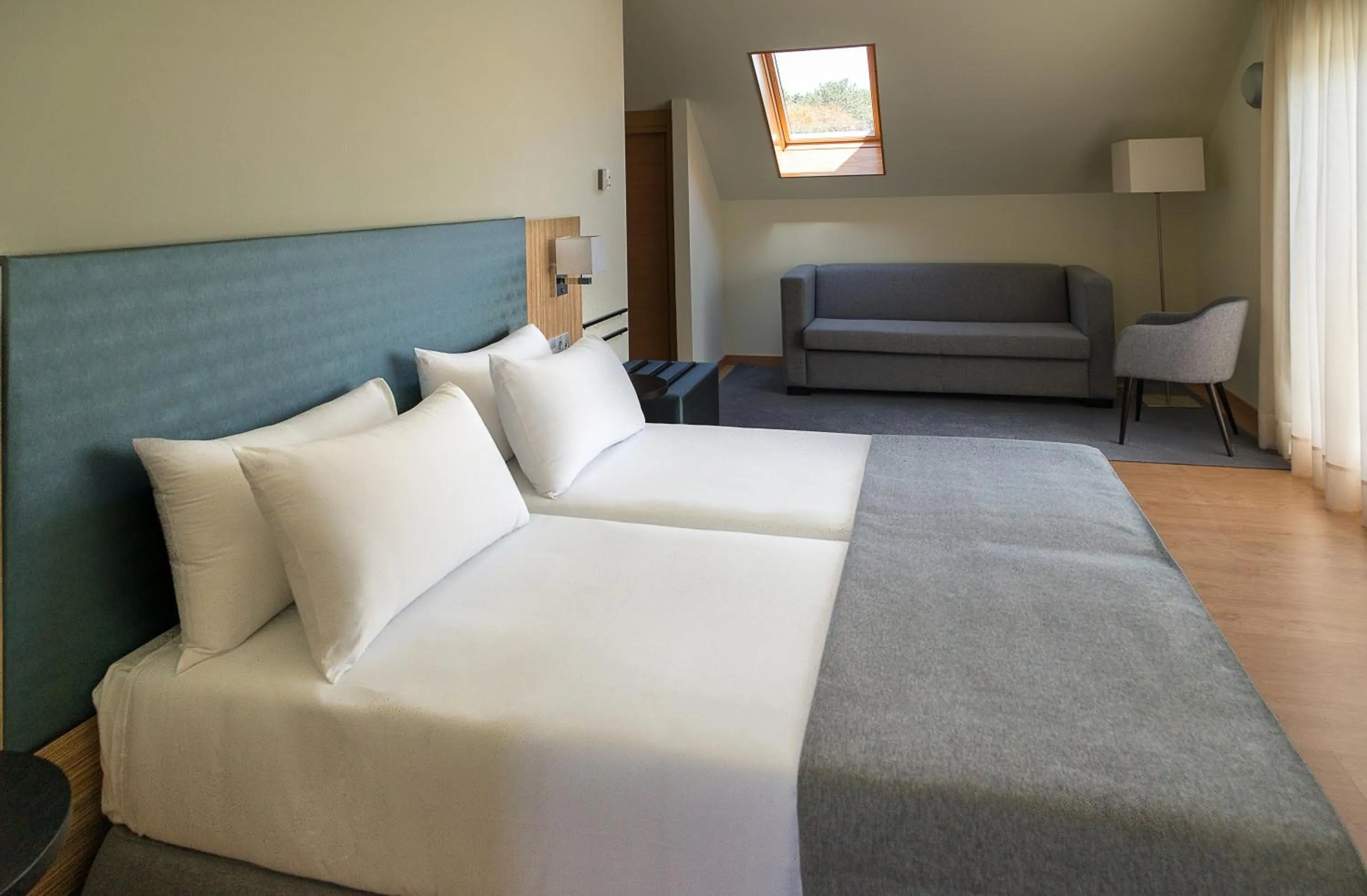 Bed in Pousada A Lanzada