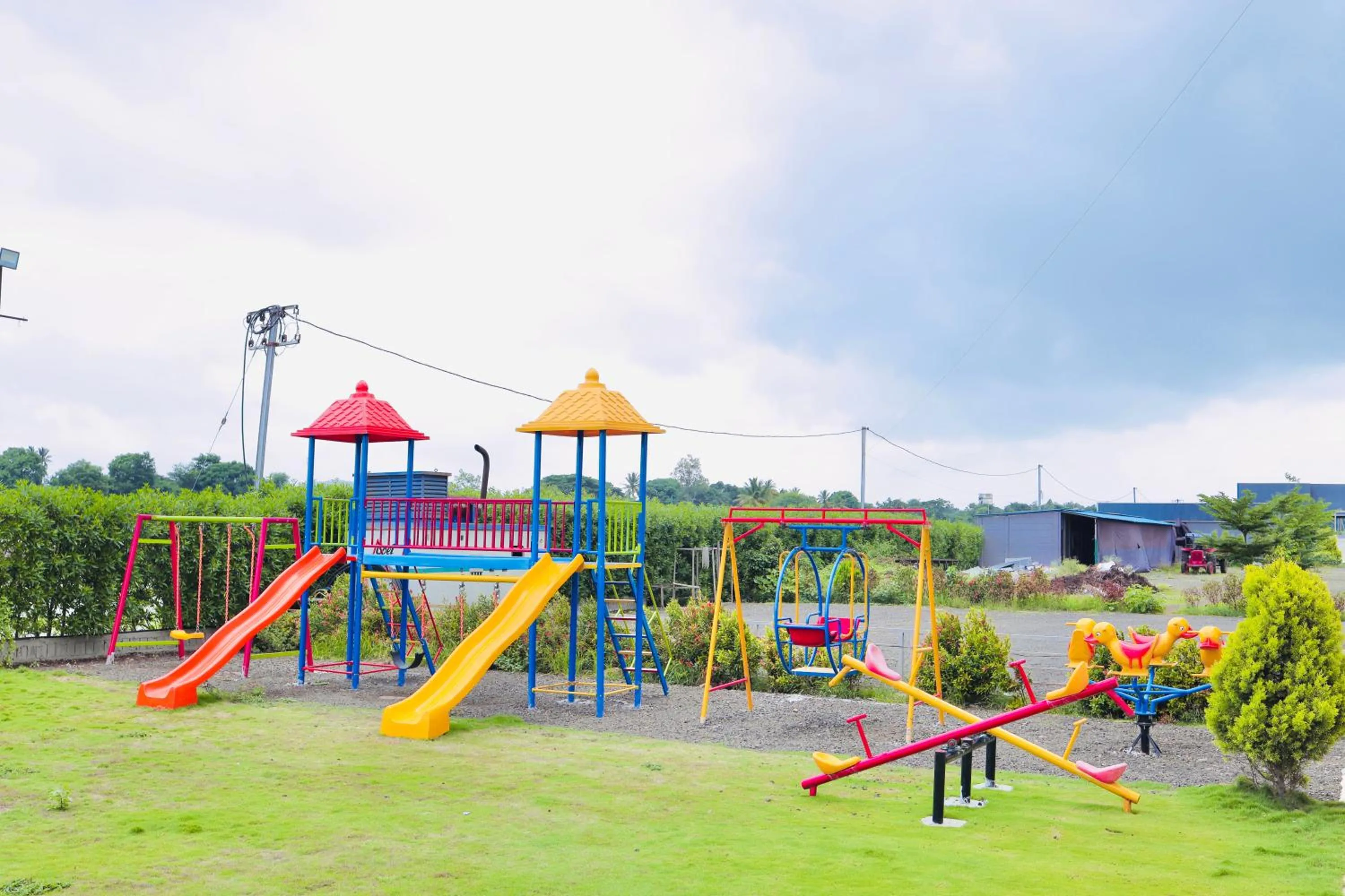 Children play ground in Hotel Laxmi Elite Karad