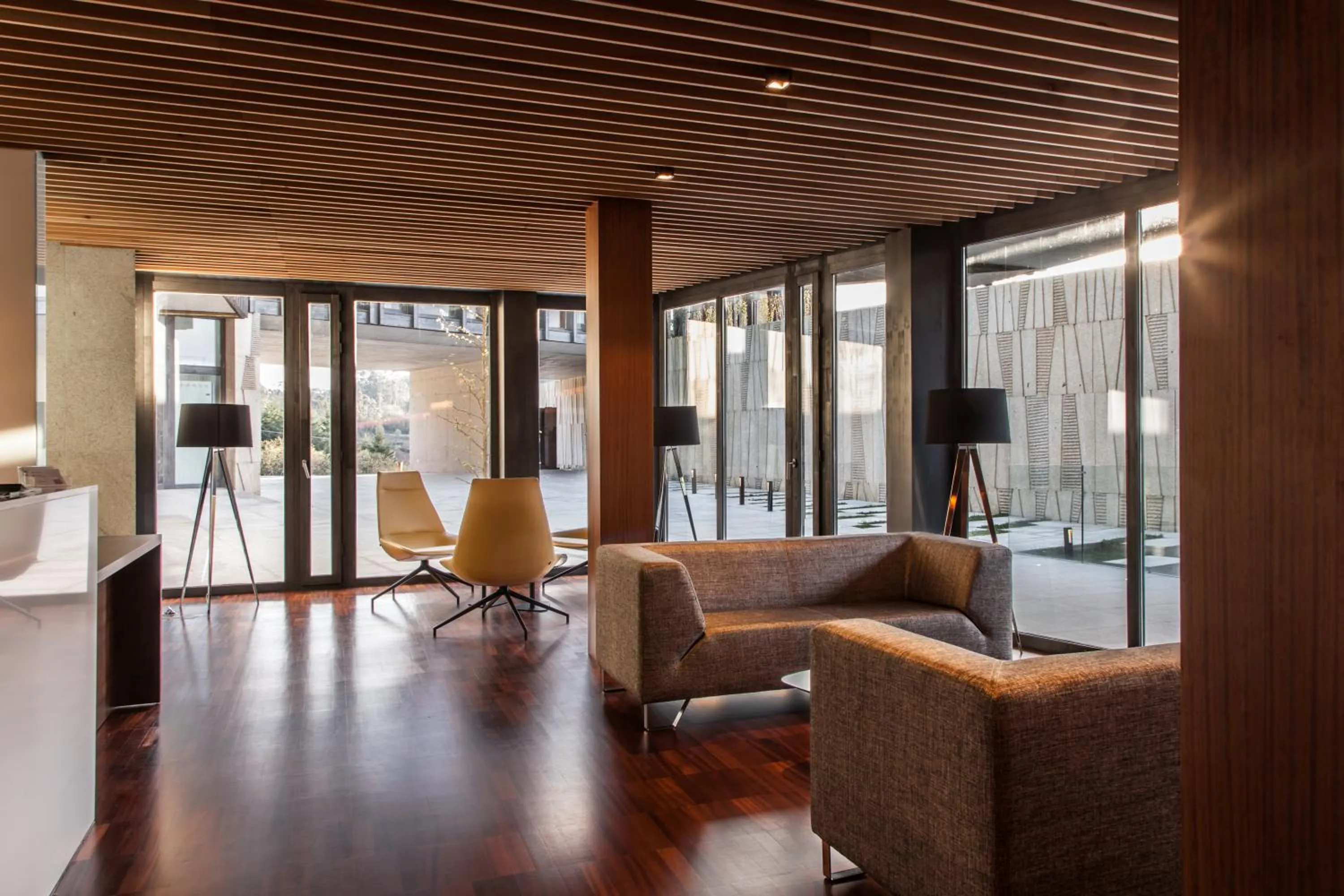 Lobby or reception in Pousada Armenteira