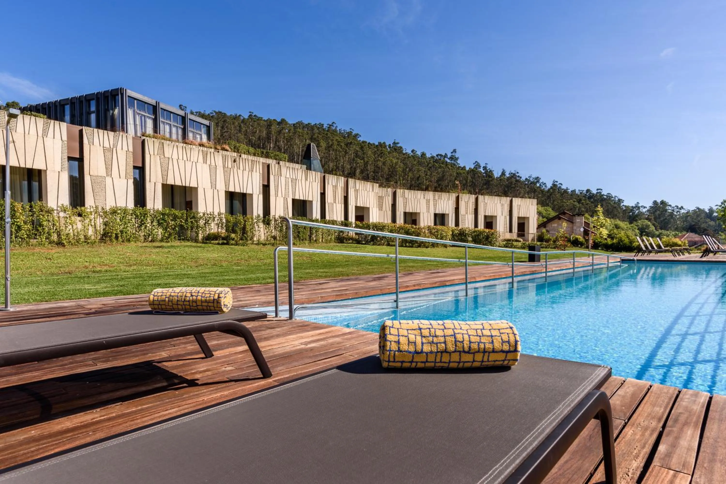 Swimming pool in Pousada Armenteira