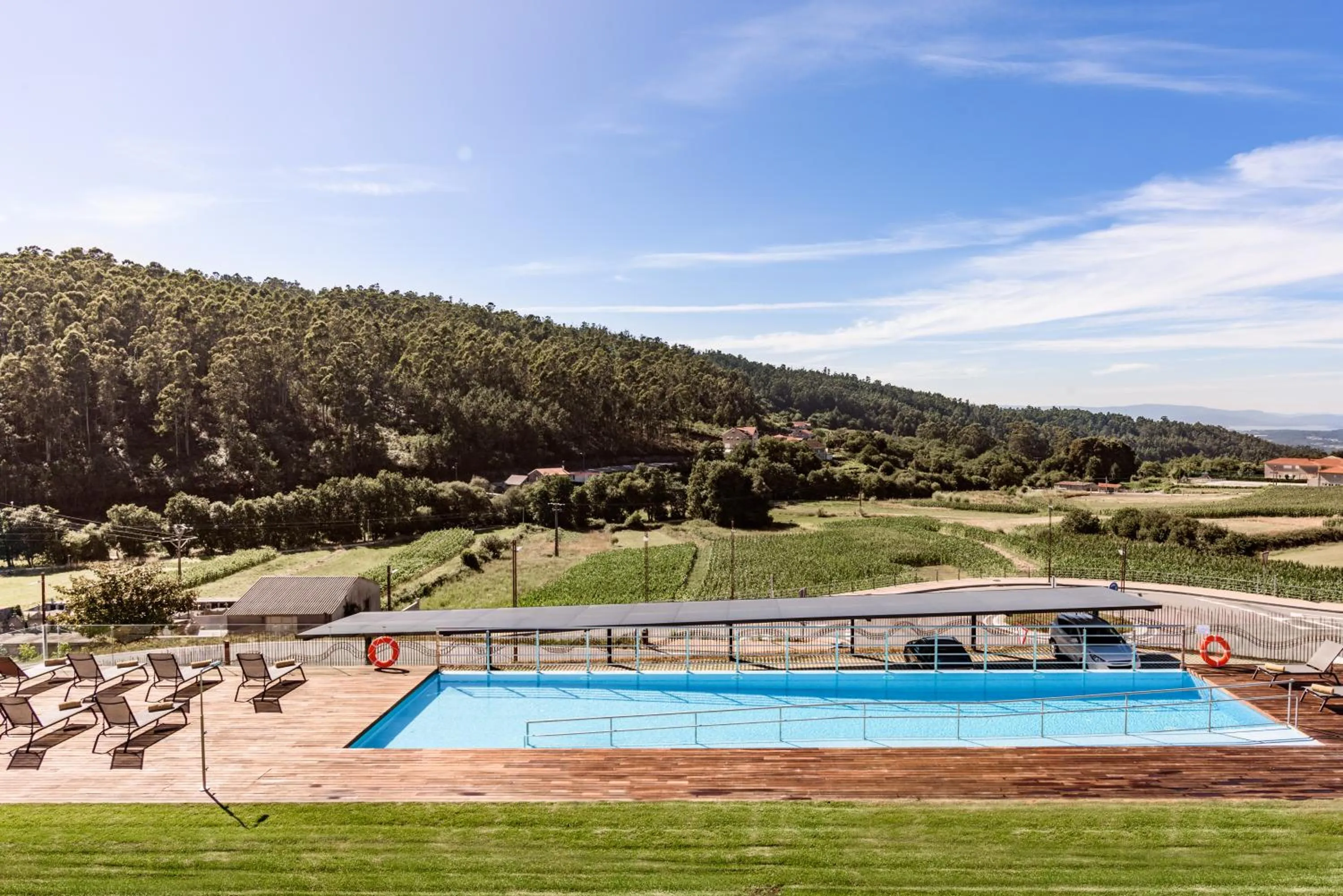 Mountain view in Pousada Armenteira