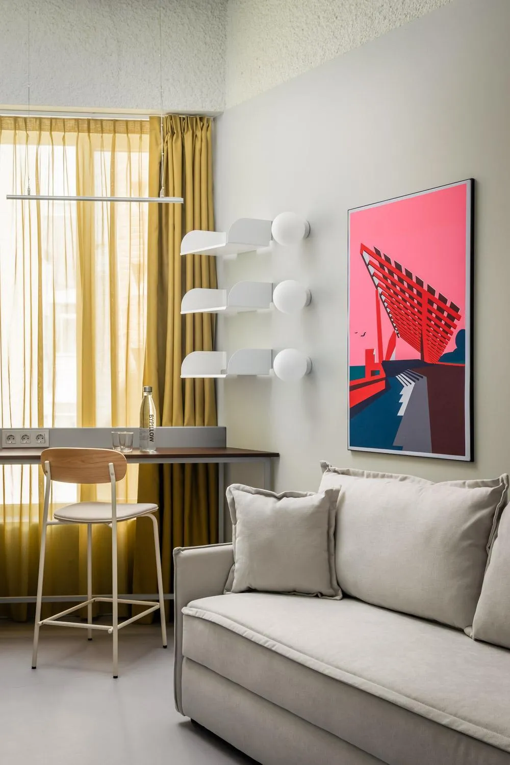 Bedroom in BYPILLOW Flamant